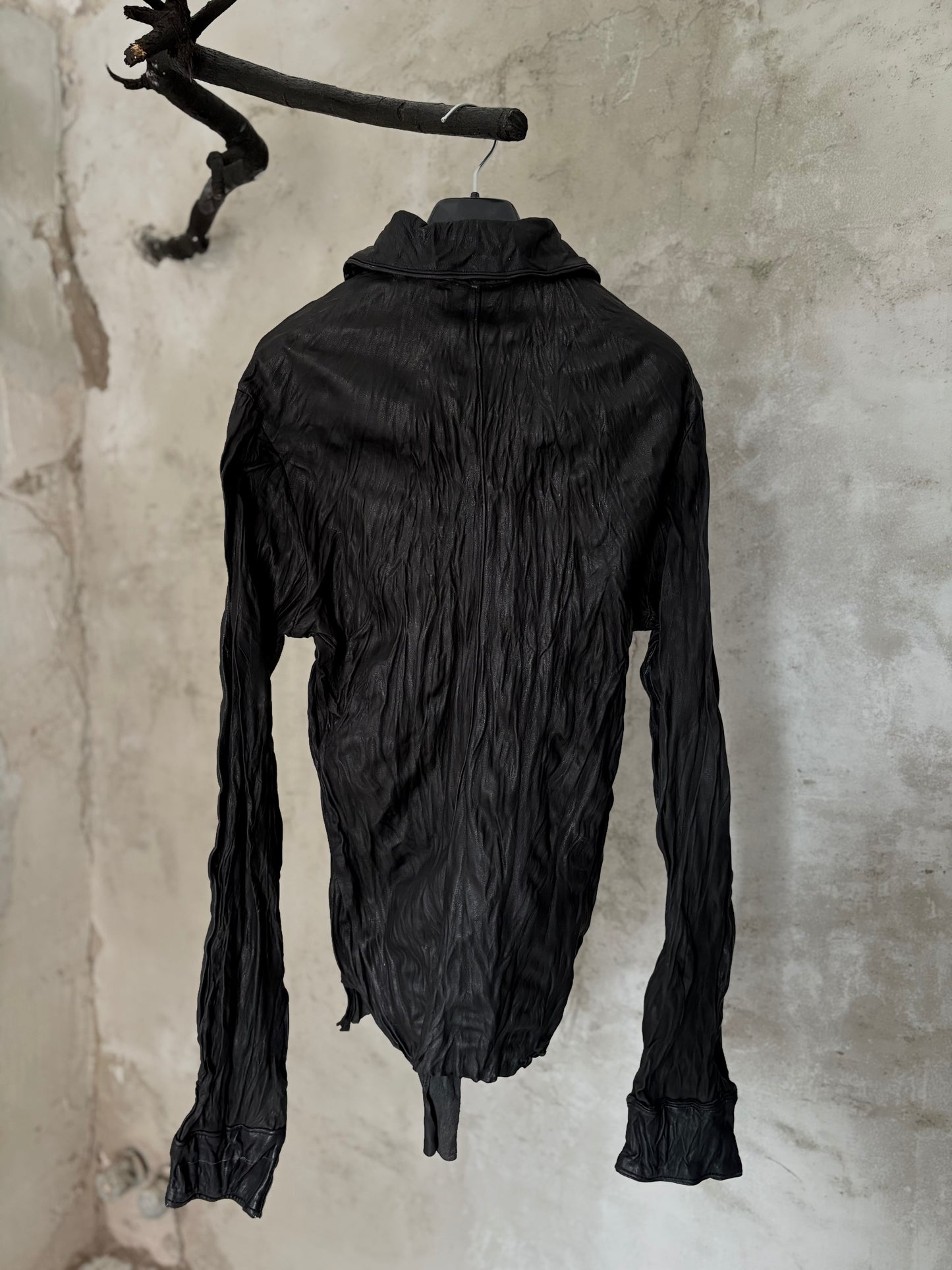 ALEKSANDER CECCO “ARMONYEN” HANDMADE LEATHER SHIRT