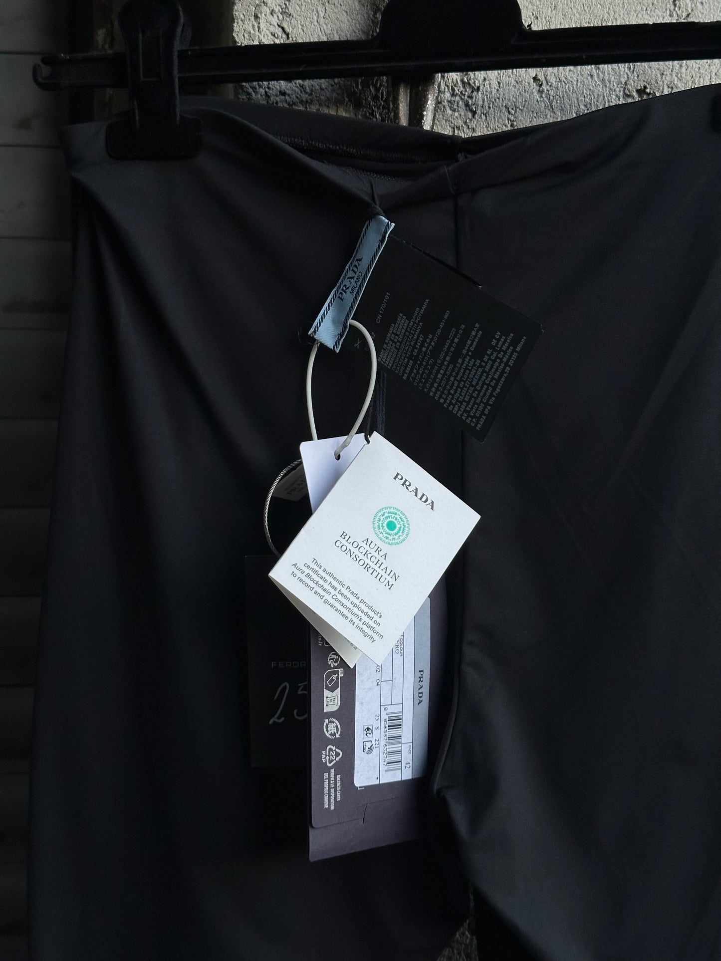 PRADA NYLON BIKER SHORTS
