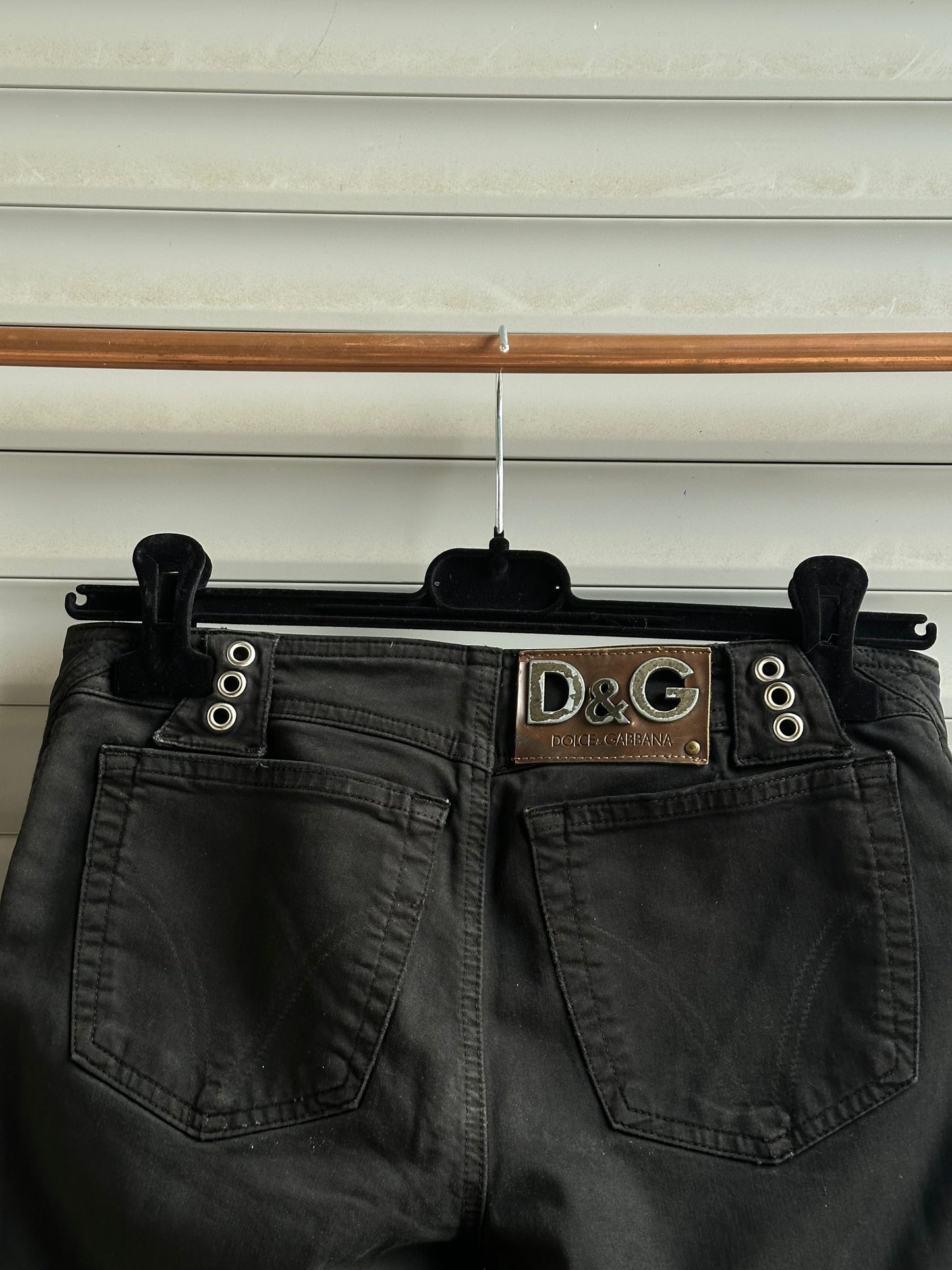 DOLCE & GABBANA BLACK PANTS