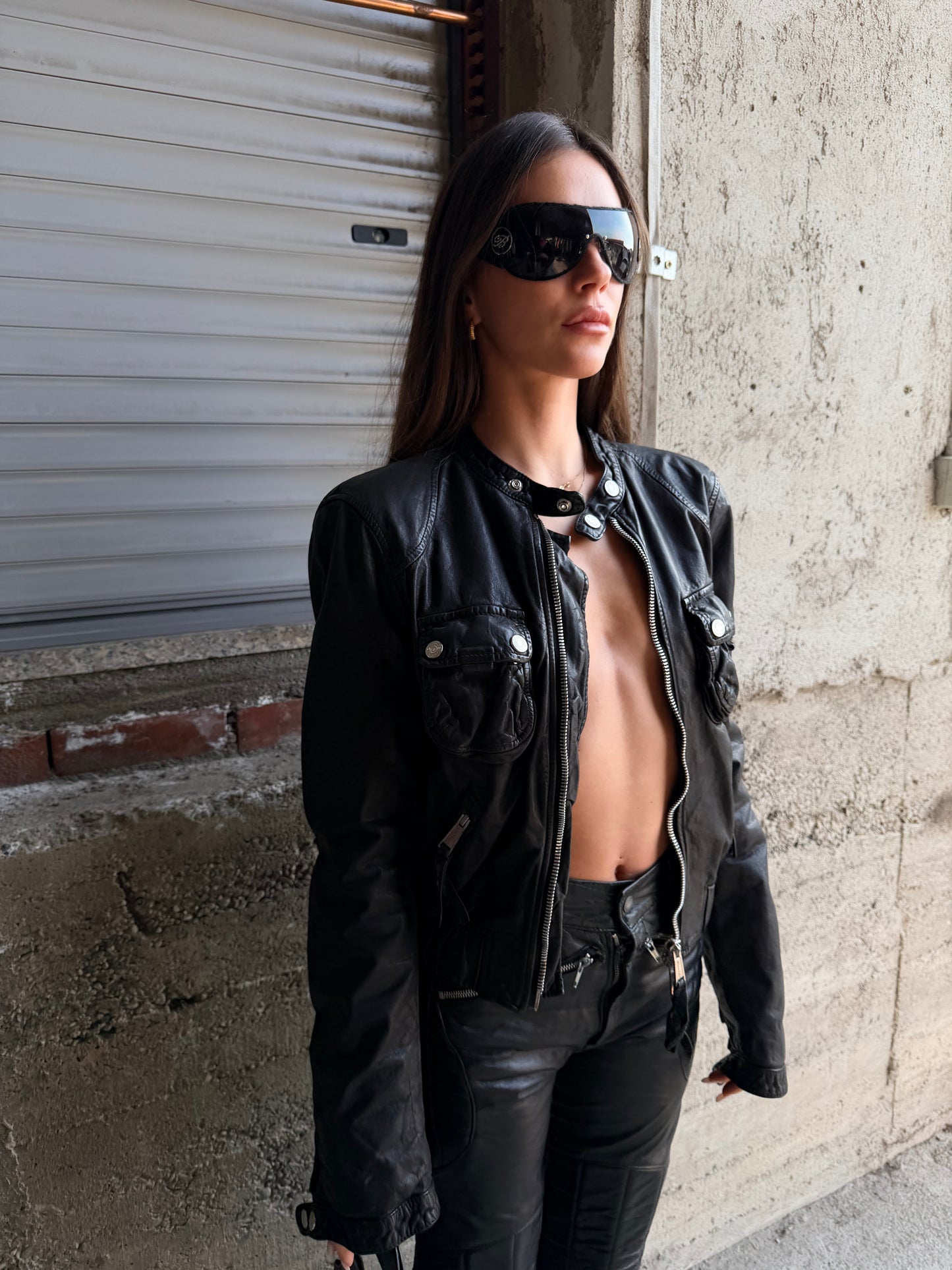 DSQUARED2 MOTOR LEATHER BIKER