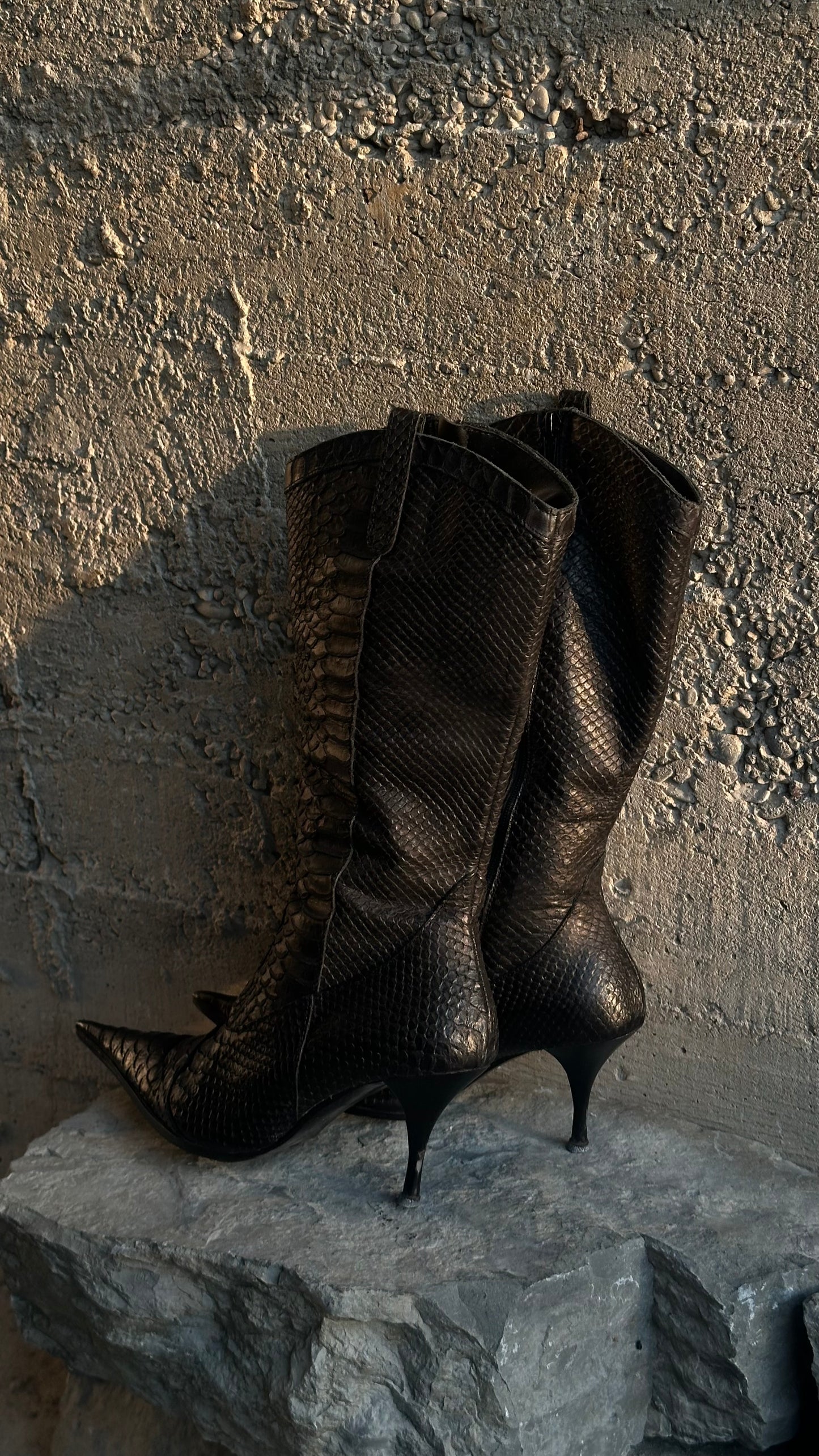 SNAKESKIN BOOTS