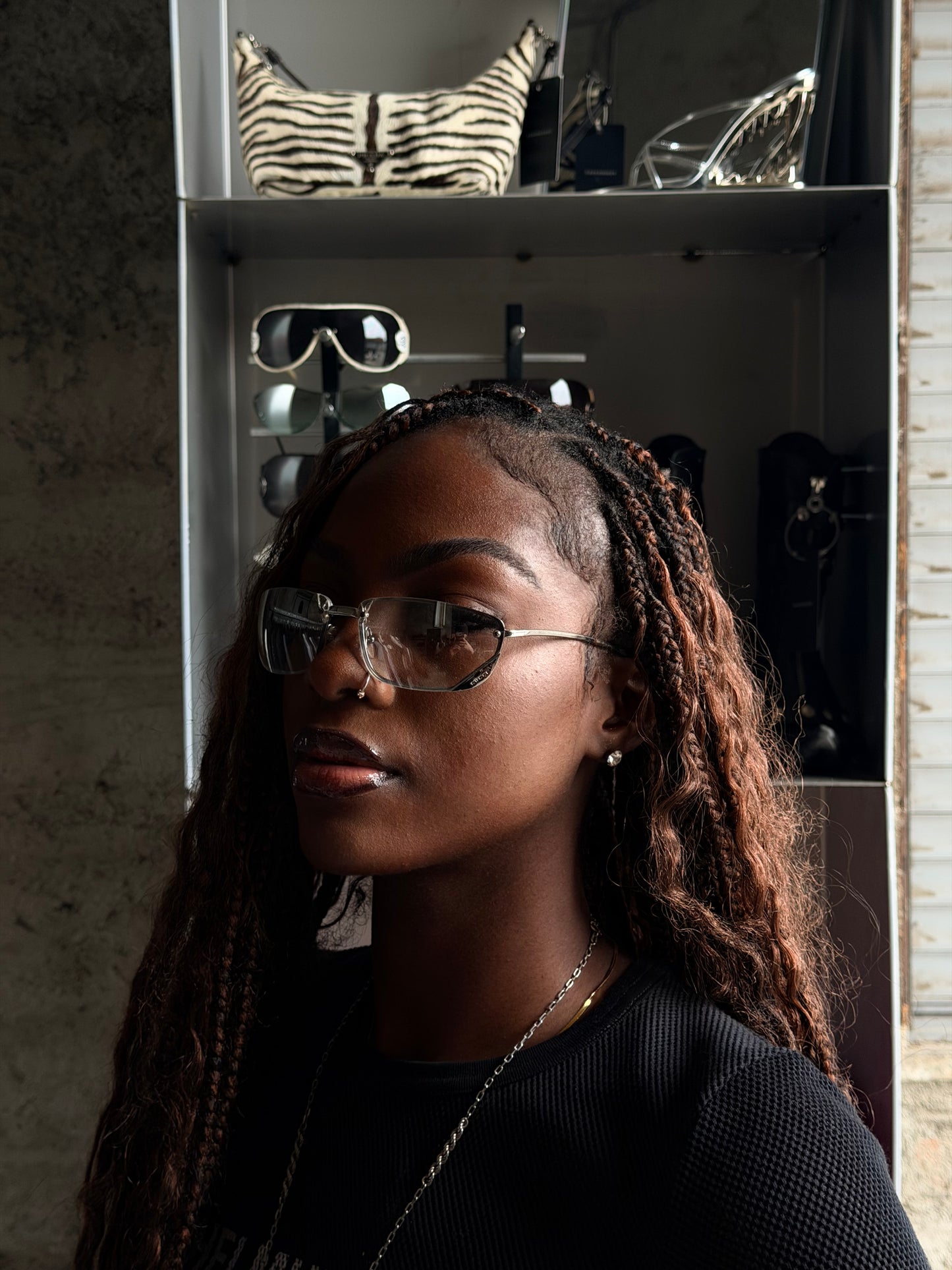 GUCCI TOM FORD ERA SILVER SUNGLASSES