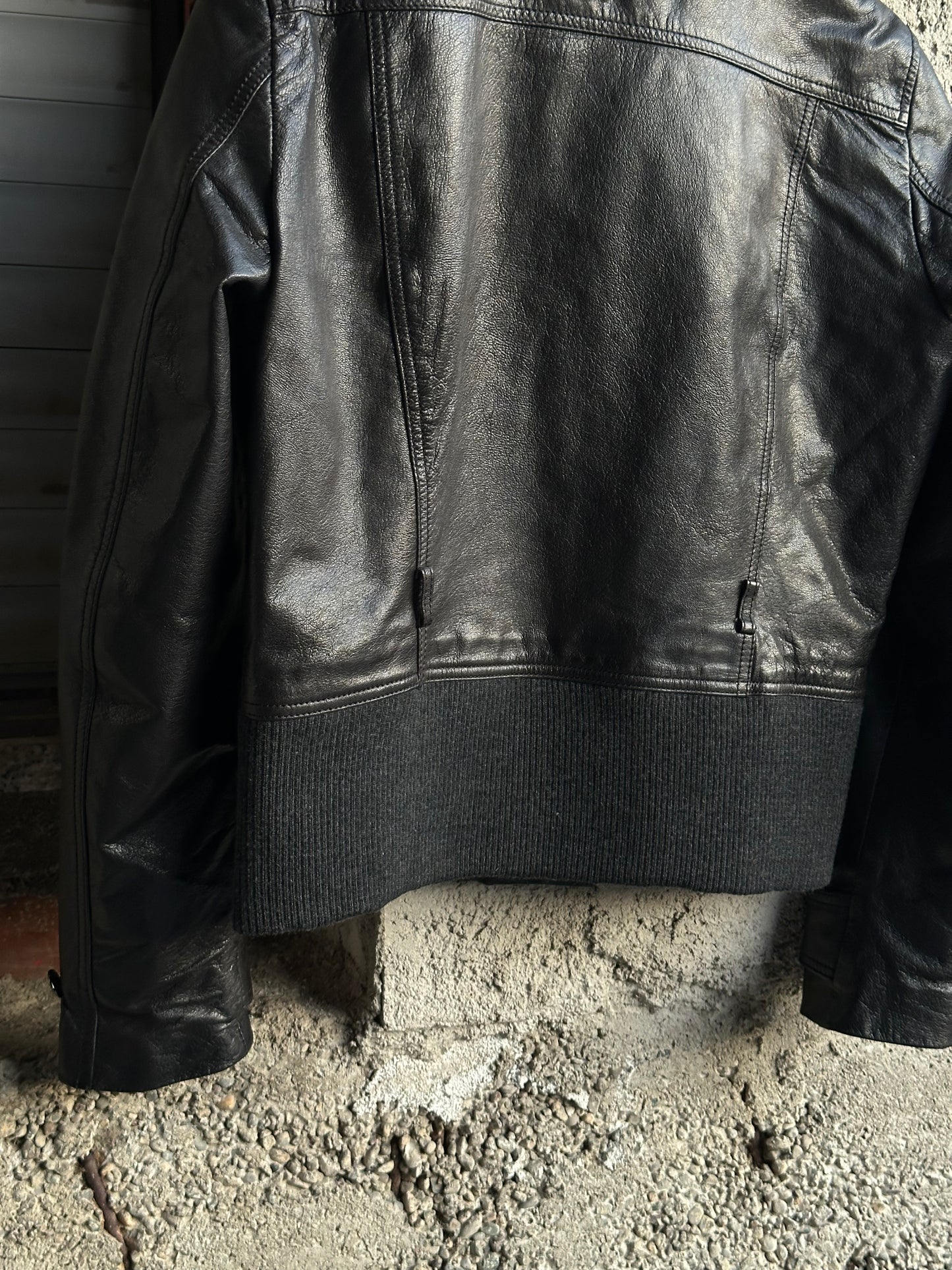 DOLCE & GABBANA DOUBLE BREASTED LEATHER JACKET