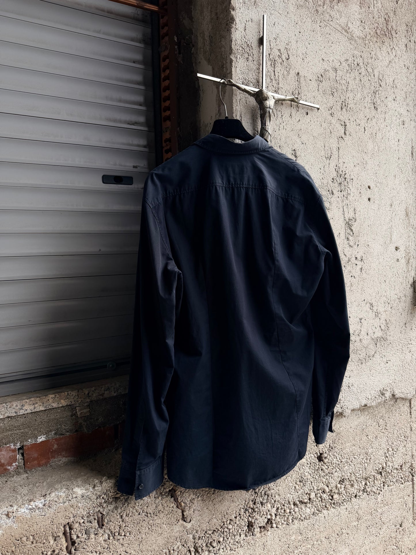 DSQUARED2 ZIPPED BLUE SHIRT