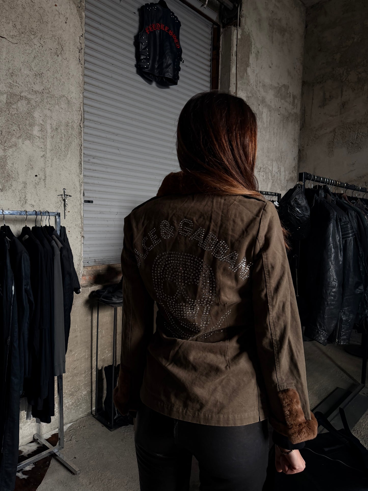 RHINESTONES FUR DOLCE & GABBANA JACKET