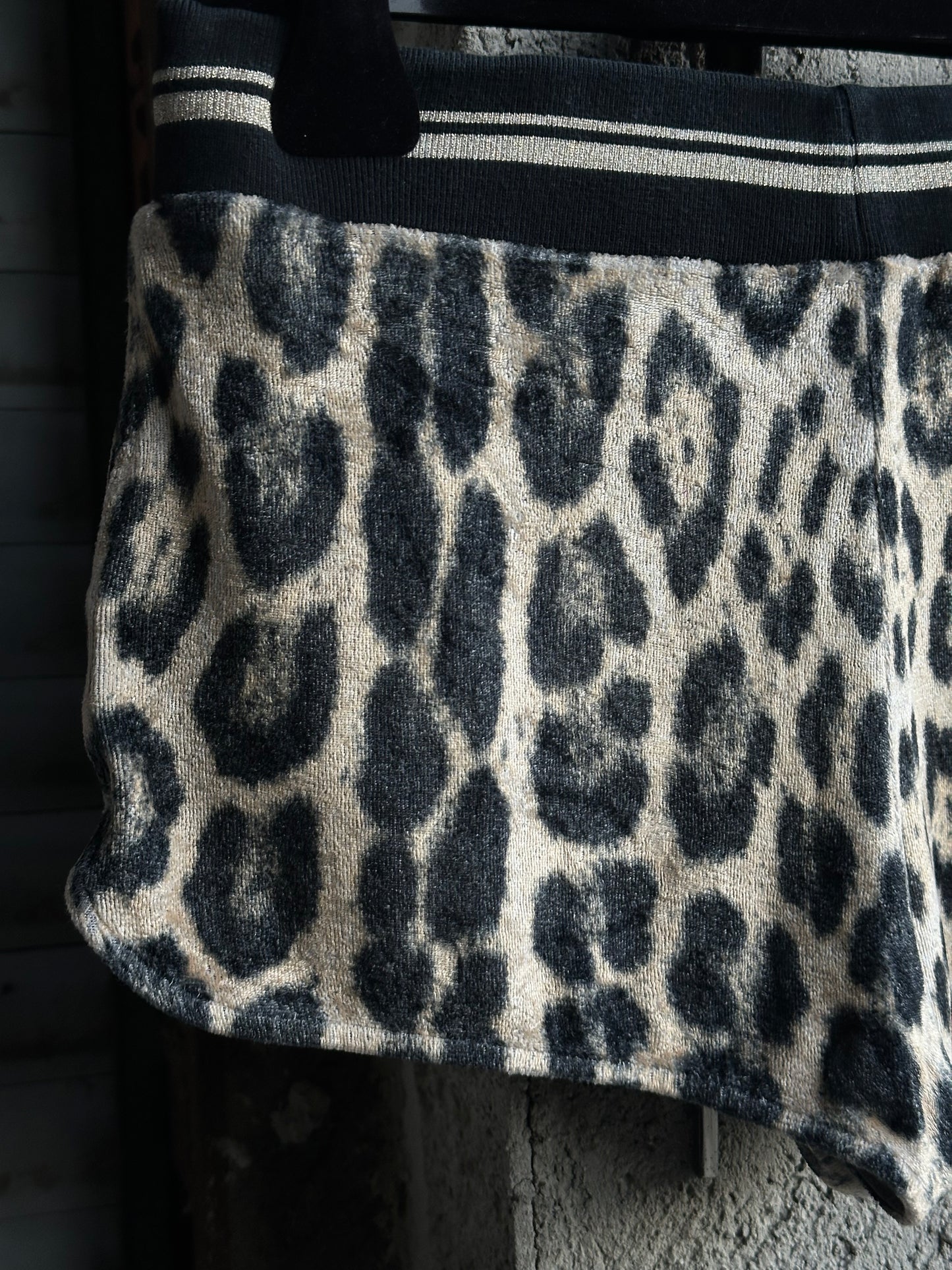 ROBERTO CAVALLI LEOPARD MINI SHORTS