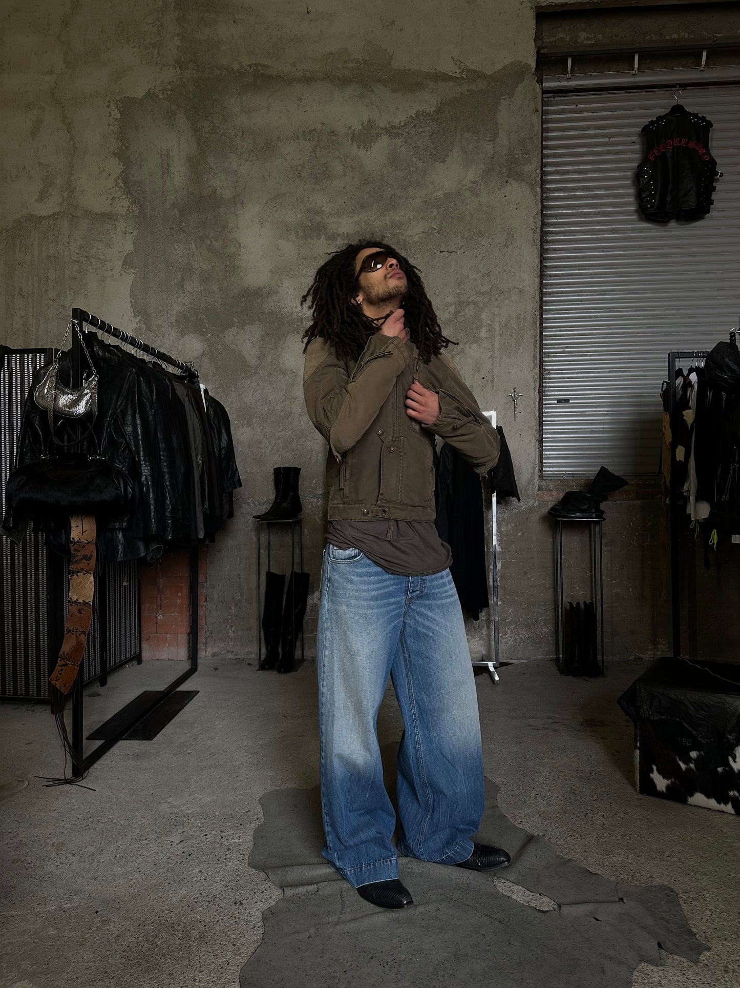 DSQUARED2 JERSEY MOTOR BOMBER