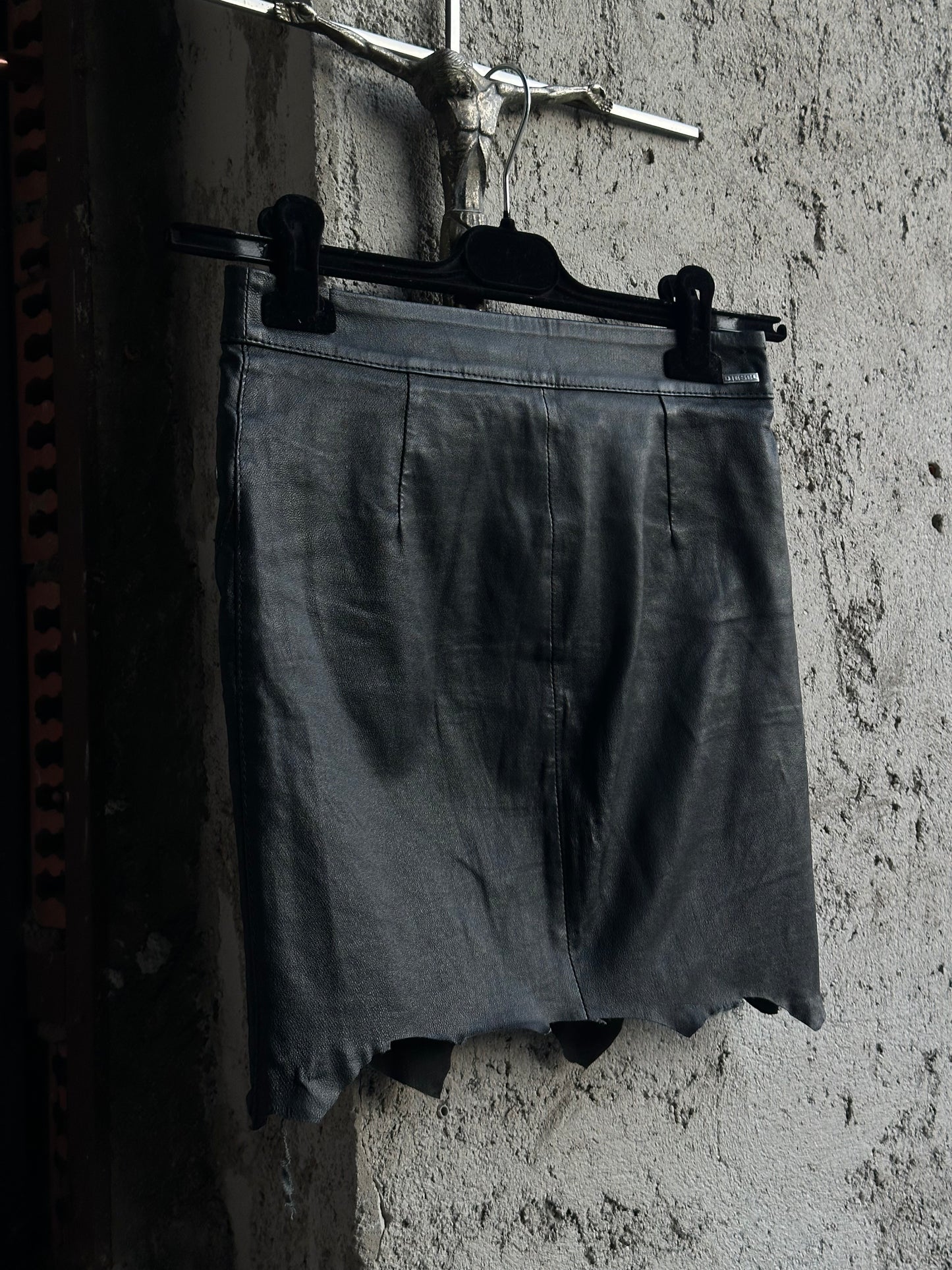 DIESEL LEATHER SKIRT