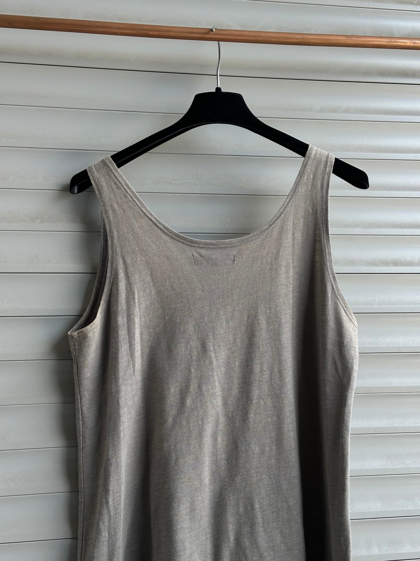 SKULL GREY TANK TOP