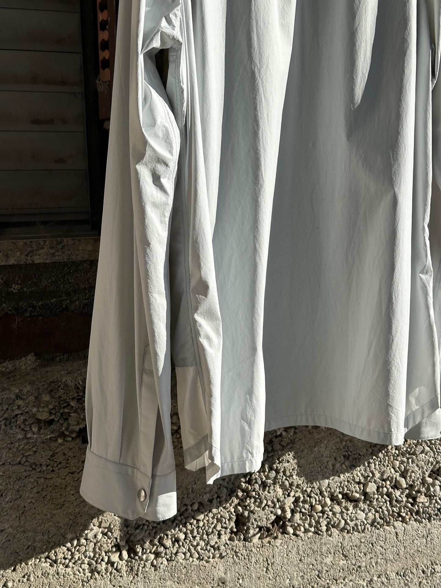 RICK OWENS TECUATL S/S 20 WHITE SHIRT