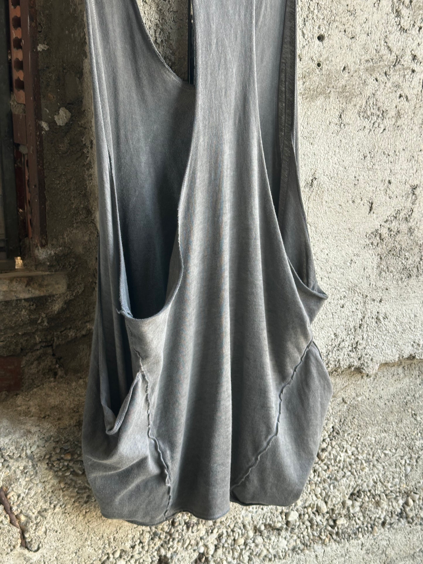 DIESEL HOODED GREY TANK