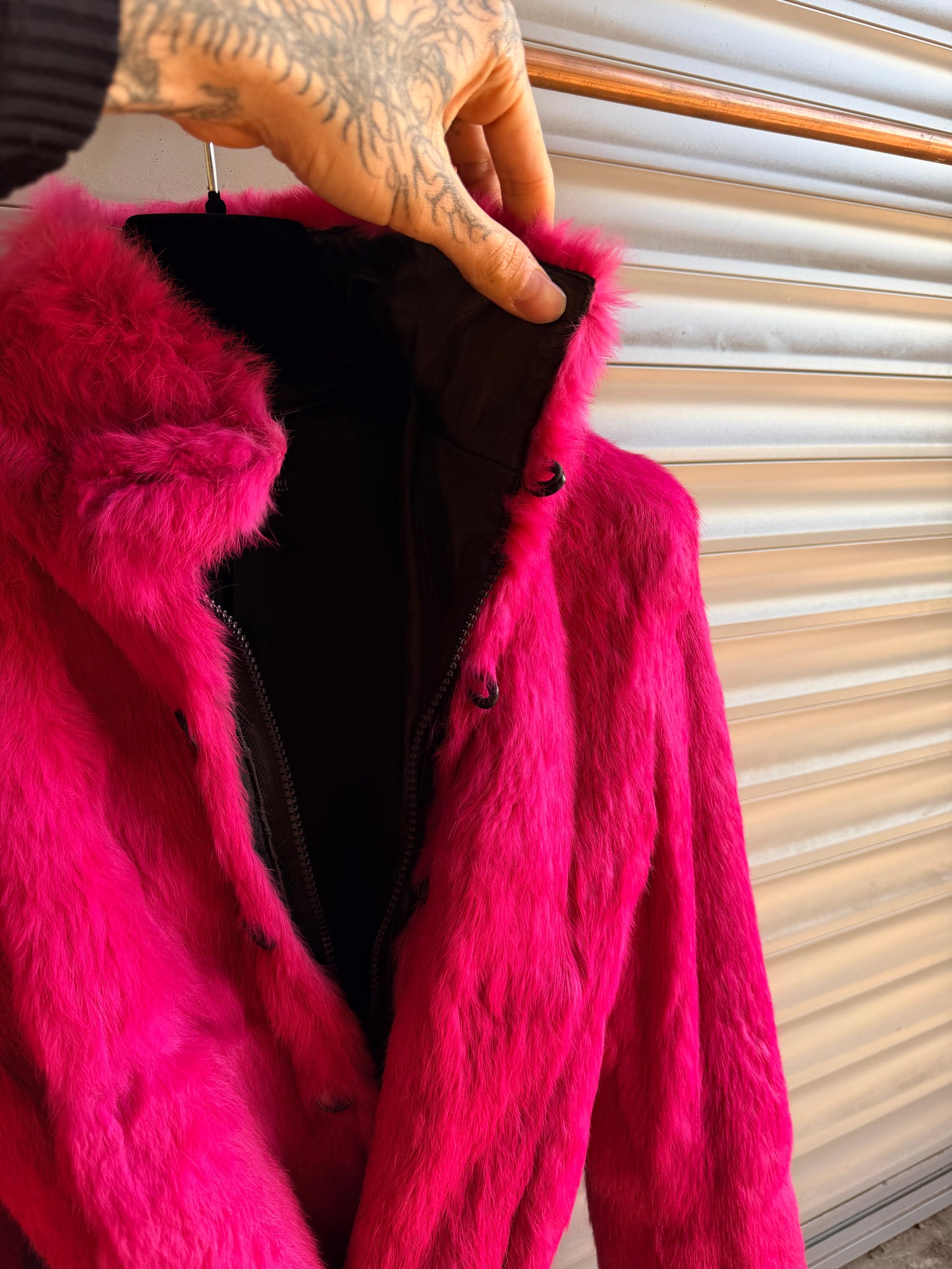PINK LAPIN FUR