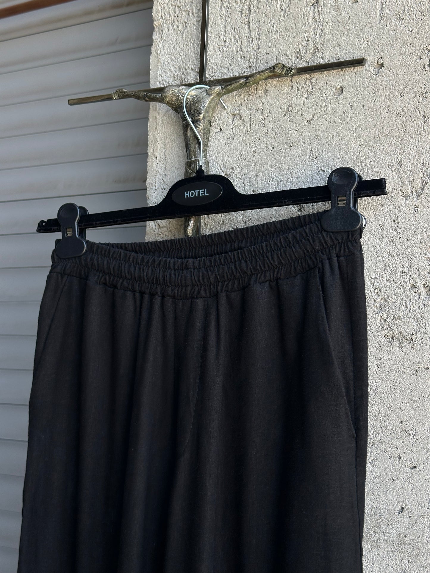 LINEN BLACK CO-ORD SET