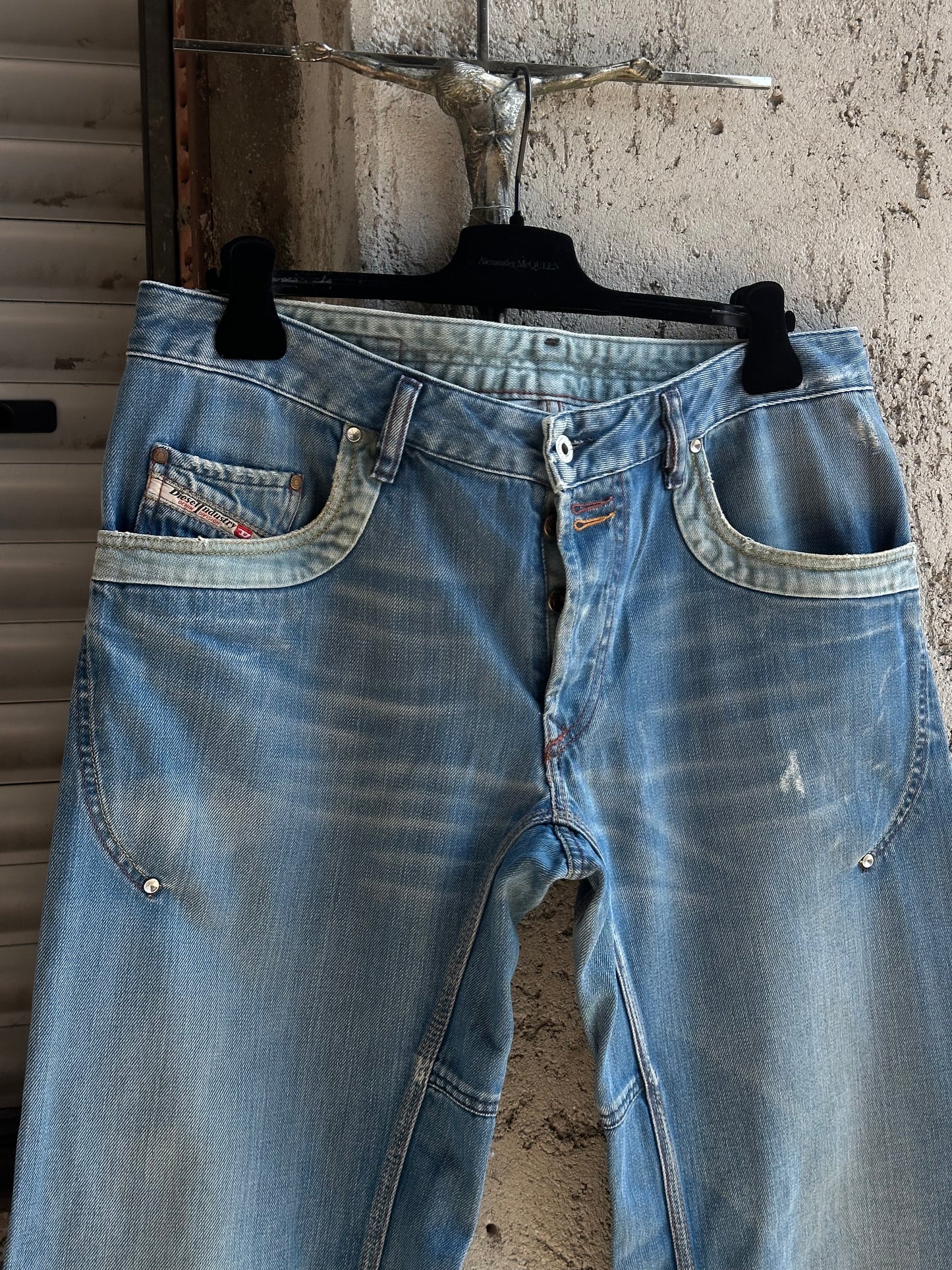 DIESEL BAGGY DENIM PANTS