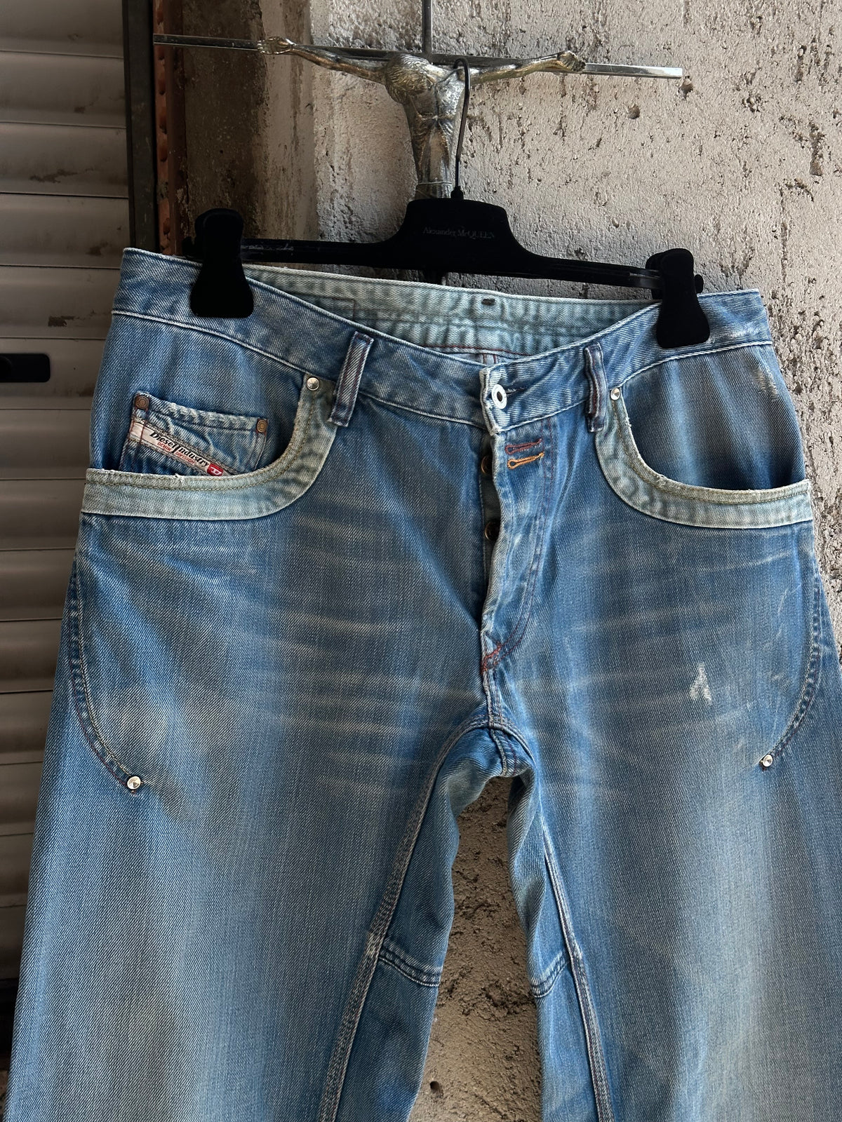 DIESEL BAGGY DENIM PANTS