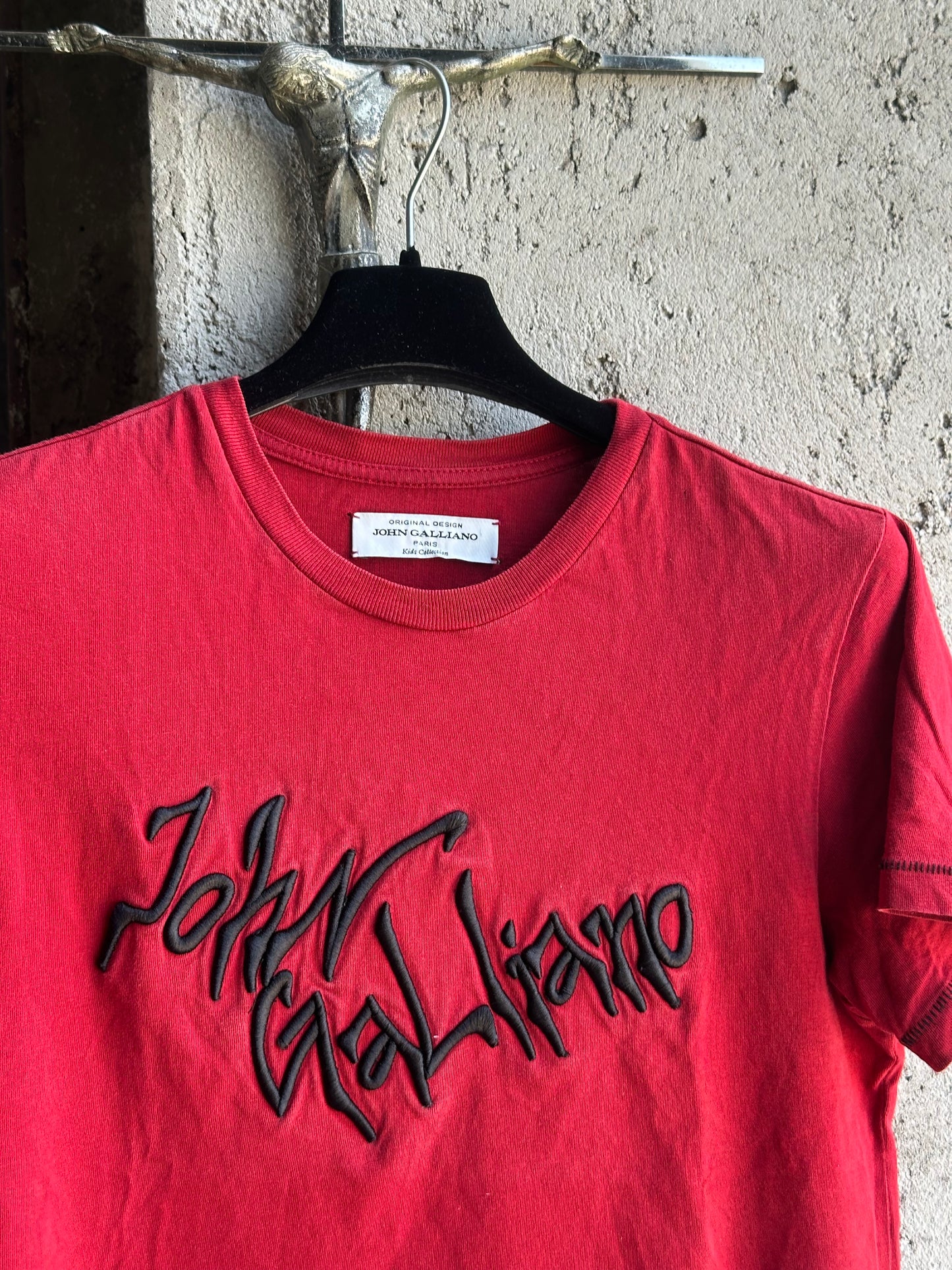 JOHN GALLIANO RED T-SHIRT