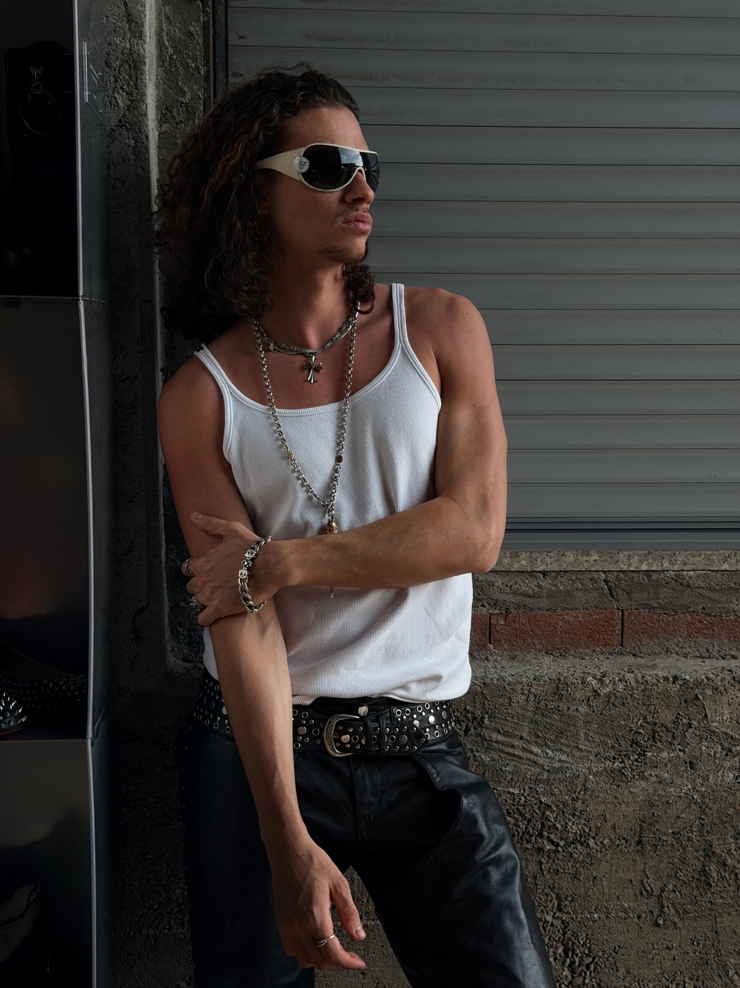 DOLCE & GABBANA WHITE TANK TOP