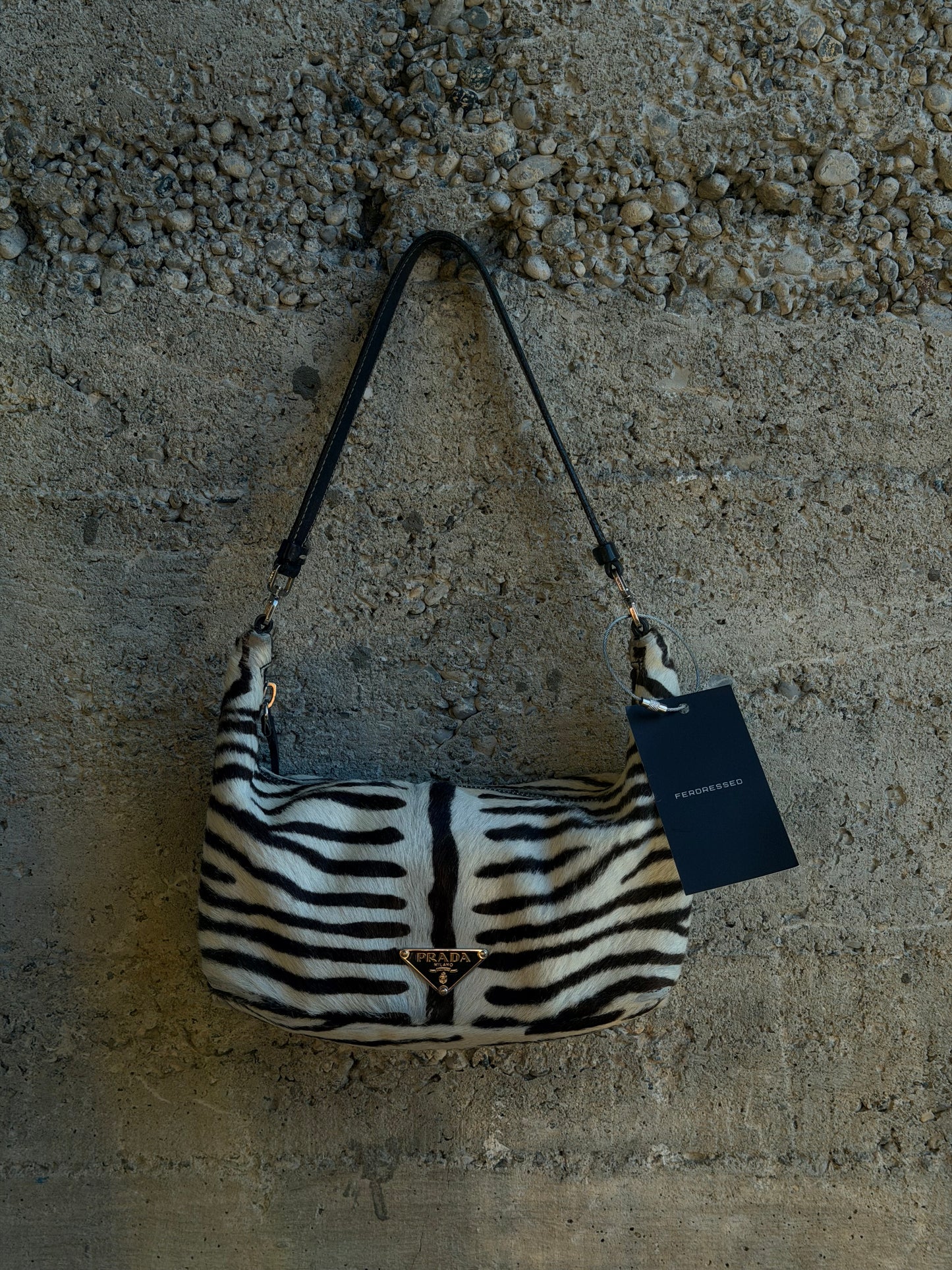 PRADA ZEBRA MINI BAGUETTE 2002