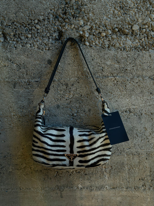 PRADA ZEBRA MINI BAGUETTE 2002