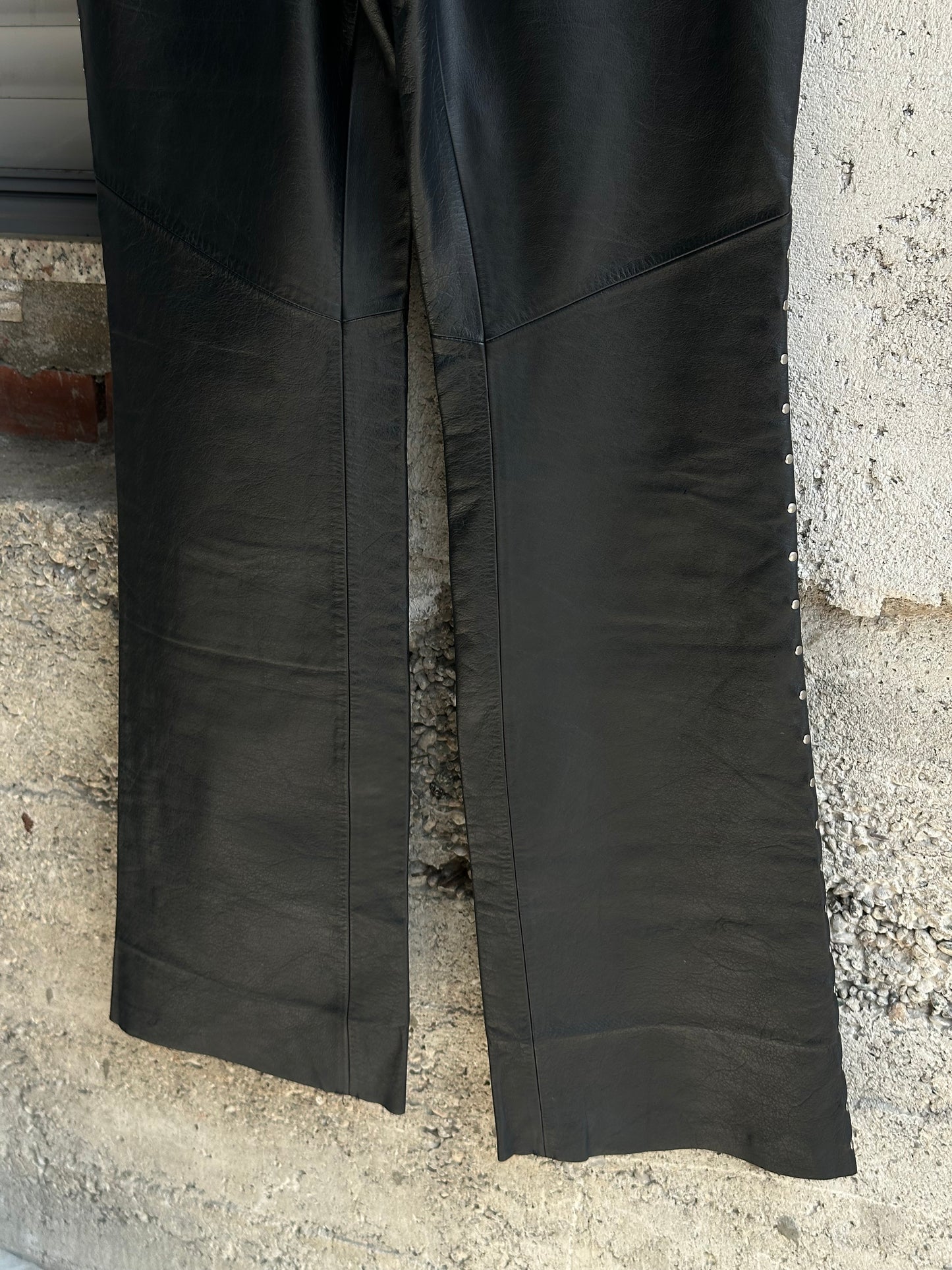 HARLEY DAVIDSON STUDDED LEATHER MOTOR PANTS