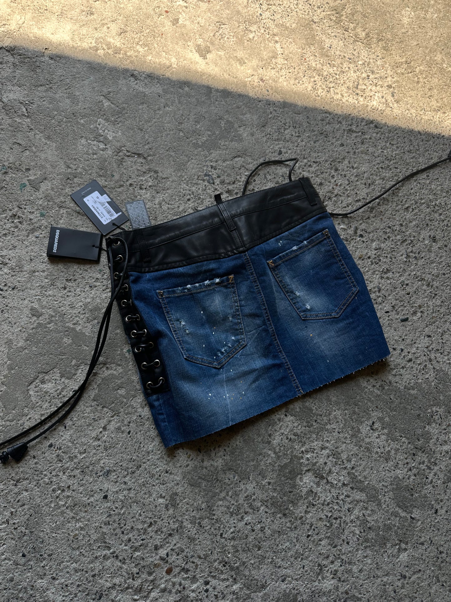 DSQUARED2 FRINGES SKIRT