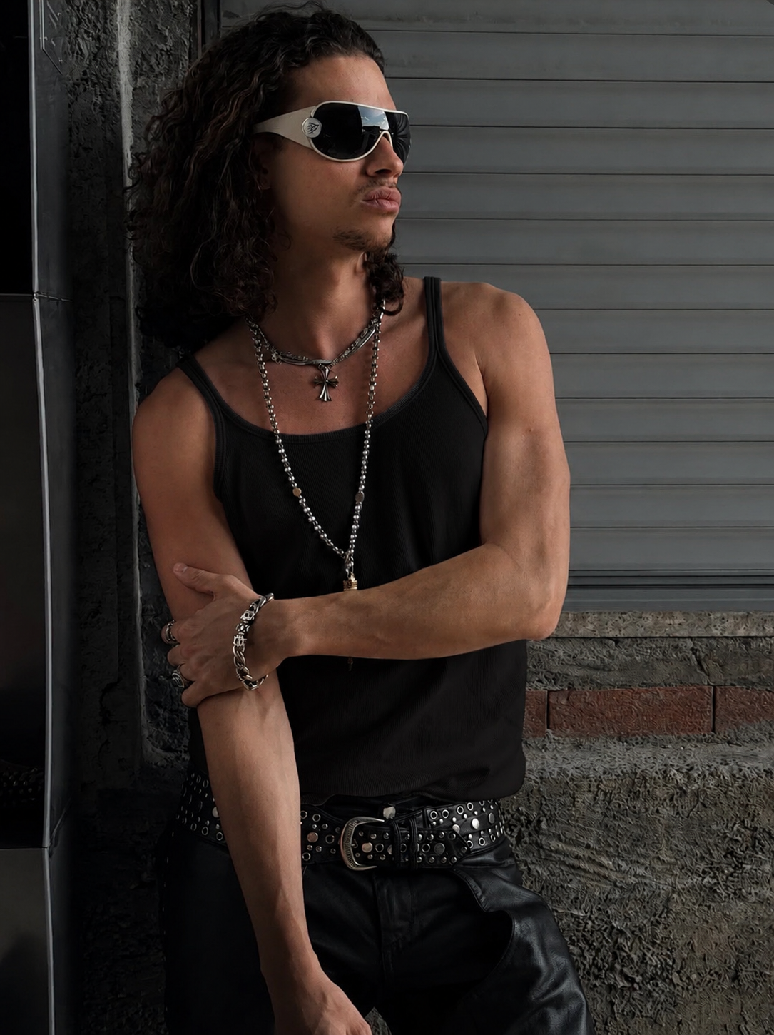 DOLCE & GABBANA BLACK TANK TOP