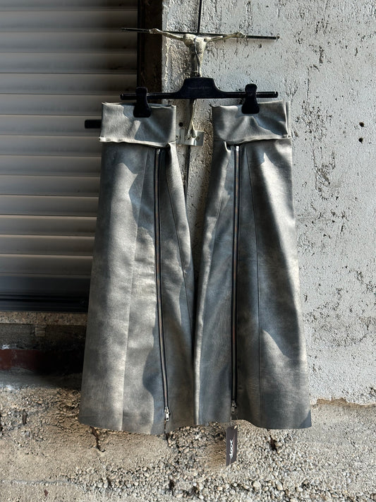 GREY LEG WARMERS