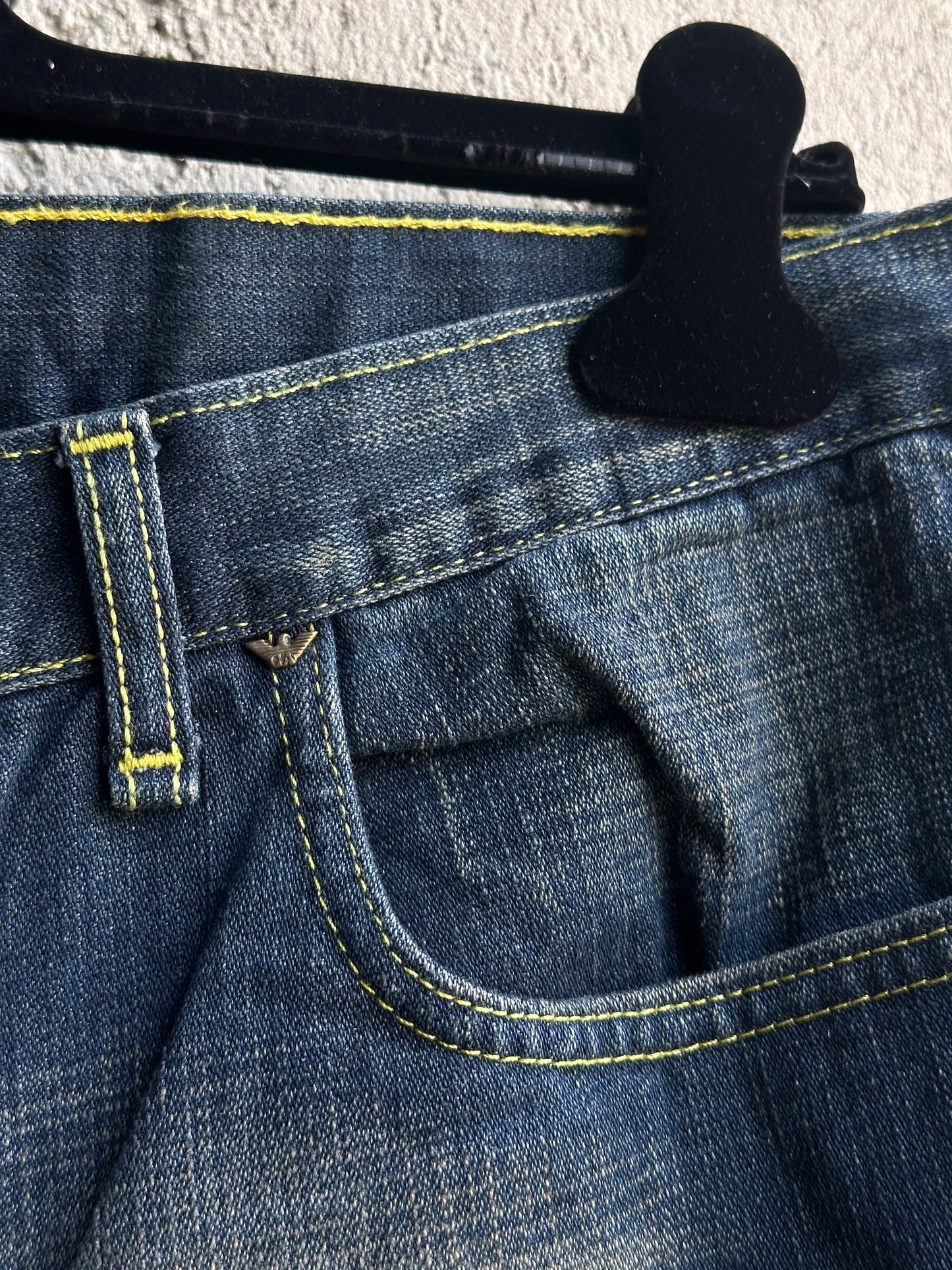 ARMANI BAGGY DENIM PANTS