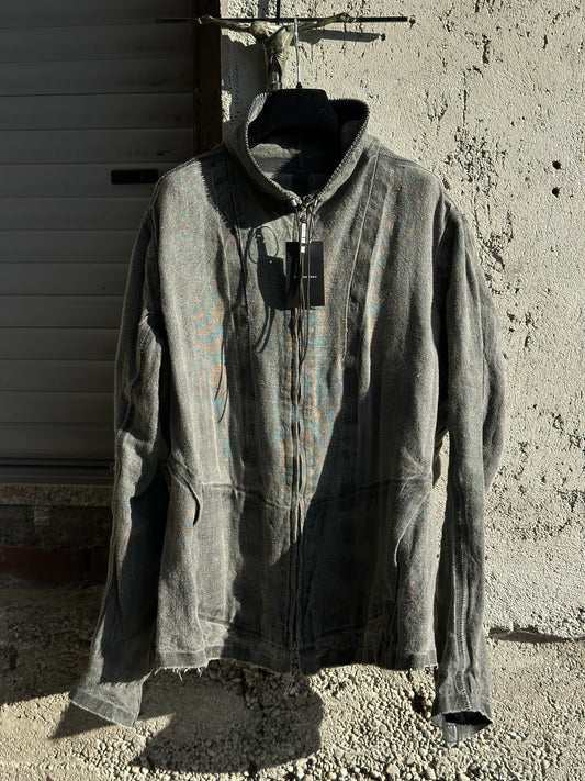 ISAAC SELLAM DENIM STITCHES JACKET