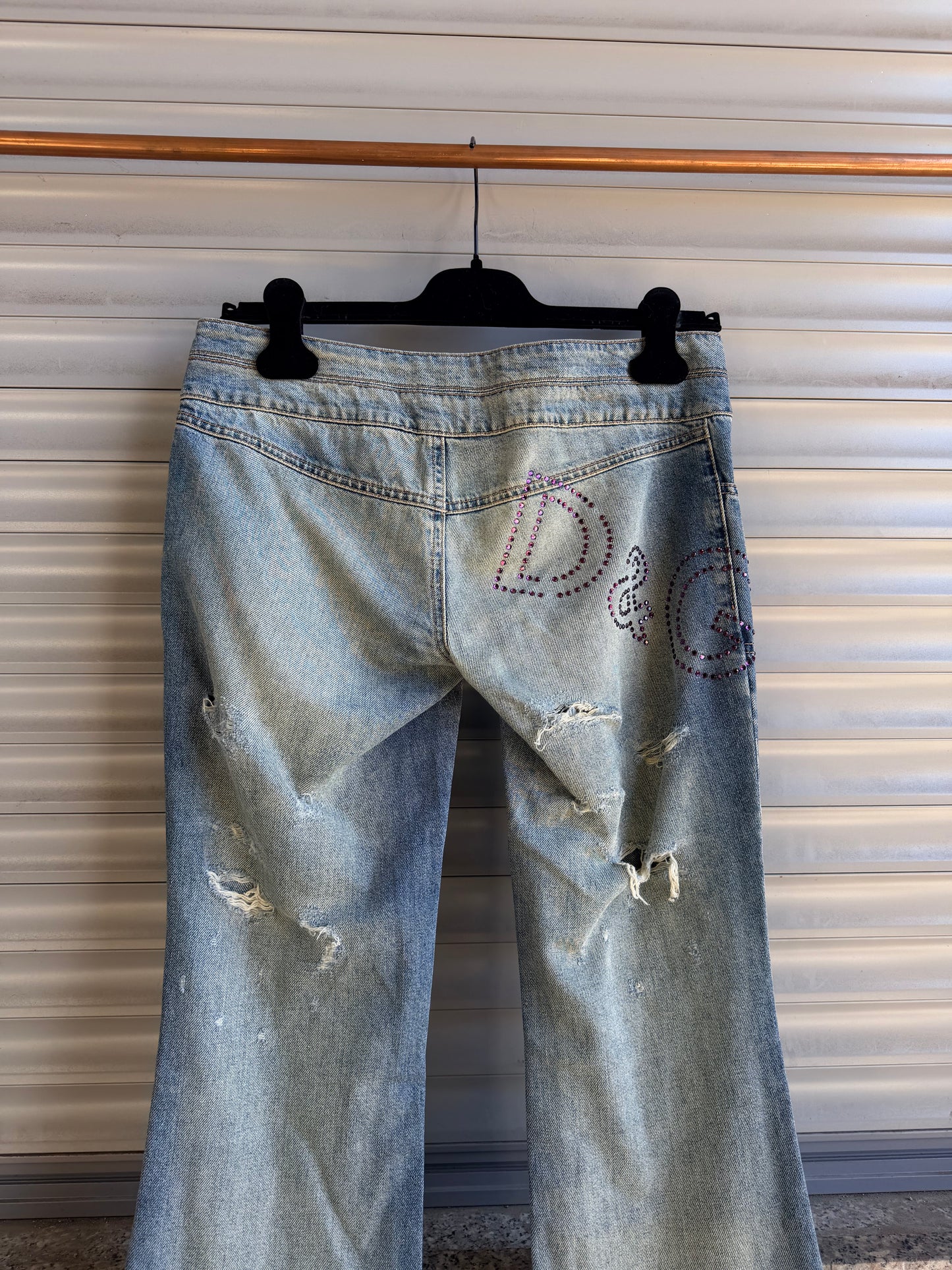 DOLCE & GABBANA LOW WAISTED BOOTCUT DENIM
