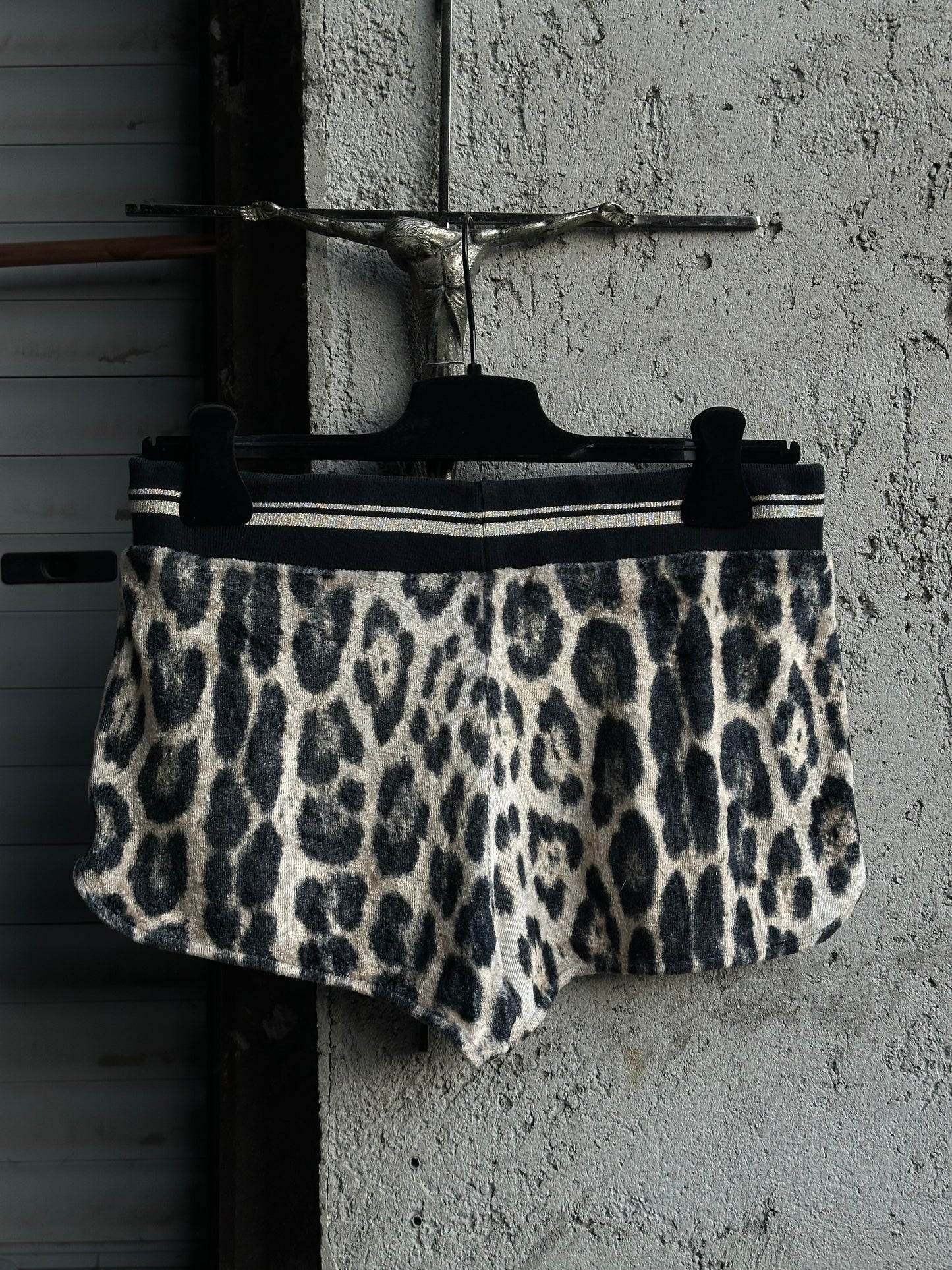 ROBERTO CAVALLI LEOPARD MINI SHORTS