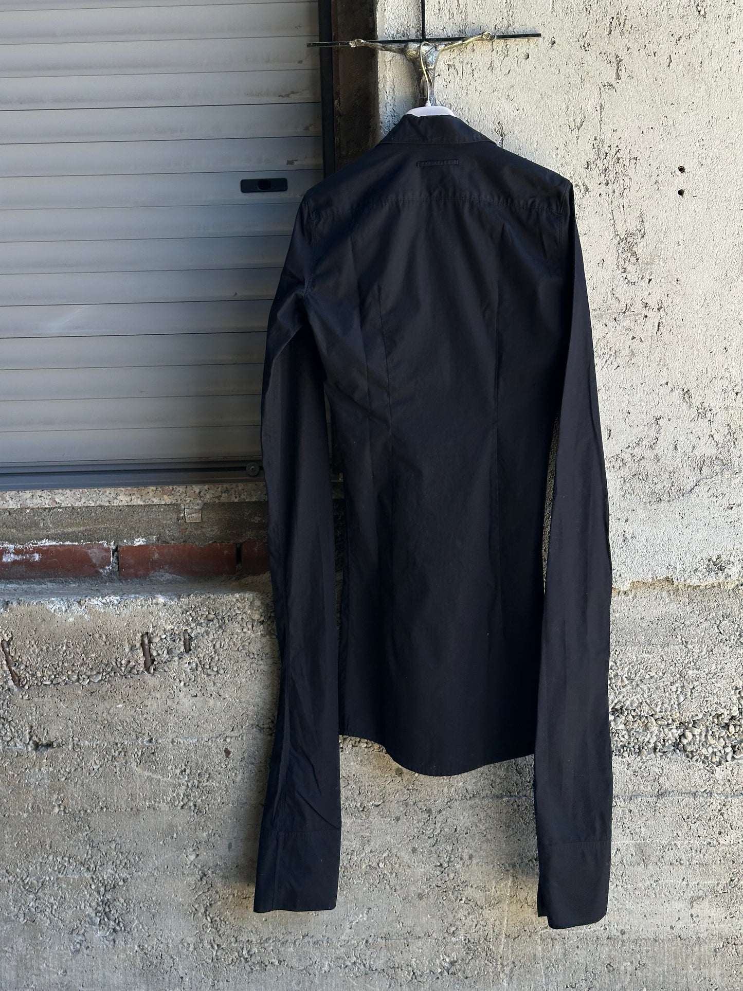 JEAN PAUL GAULTIER SUPER SLEEVE BLACK SHIRT
