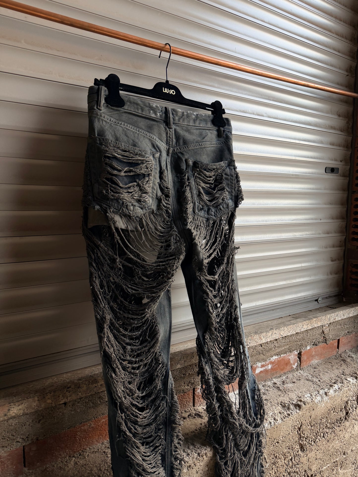 RICK OWENS DISTRESSED BOLAN BOOTCUT