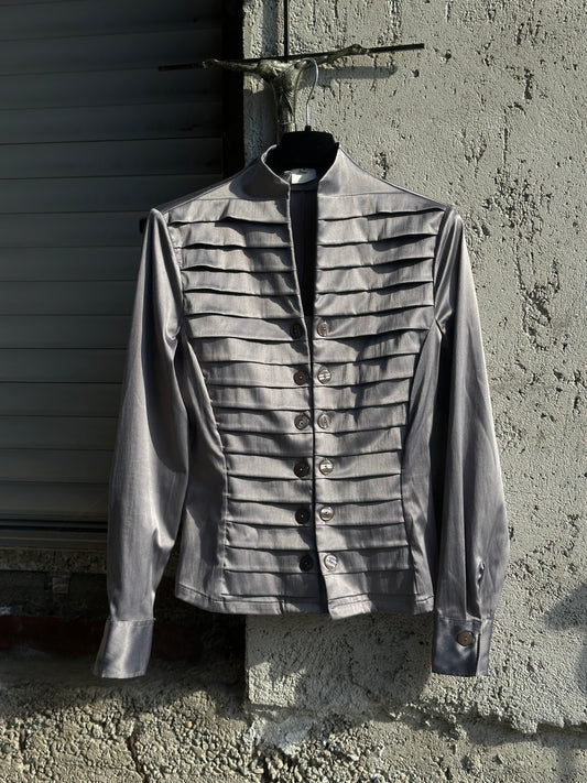 NAPOLEON SATIN LILAC SHIRT