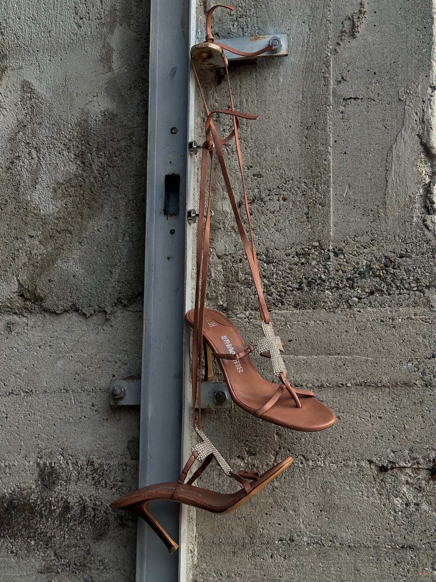 ERMANNO SCERVINO CROSS SANDALS