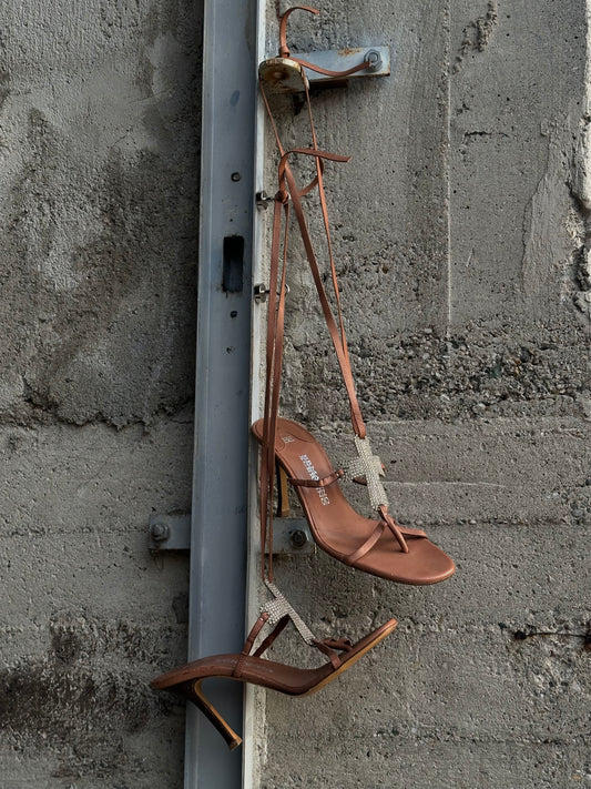 ERMANNO SCERVINO CROSS SANDALS