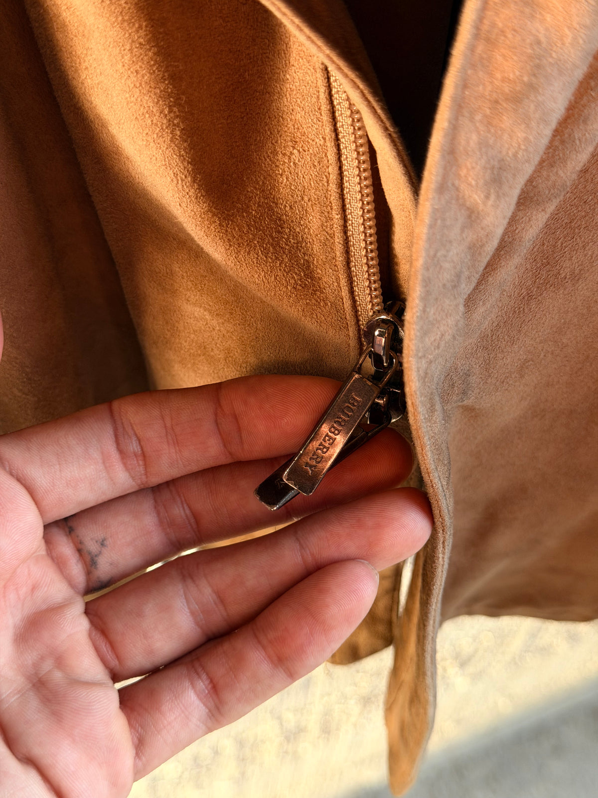 BURBERRY SUEDE SHIRT