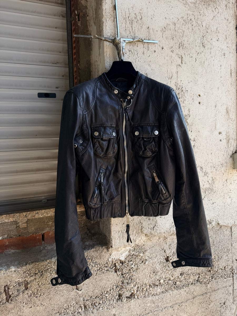DSQUARED2 MOTOR LEATHER BIKER