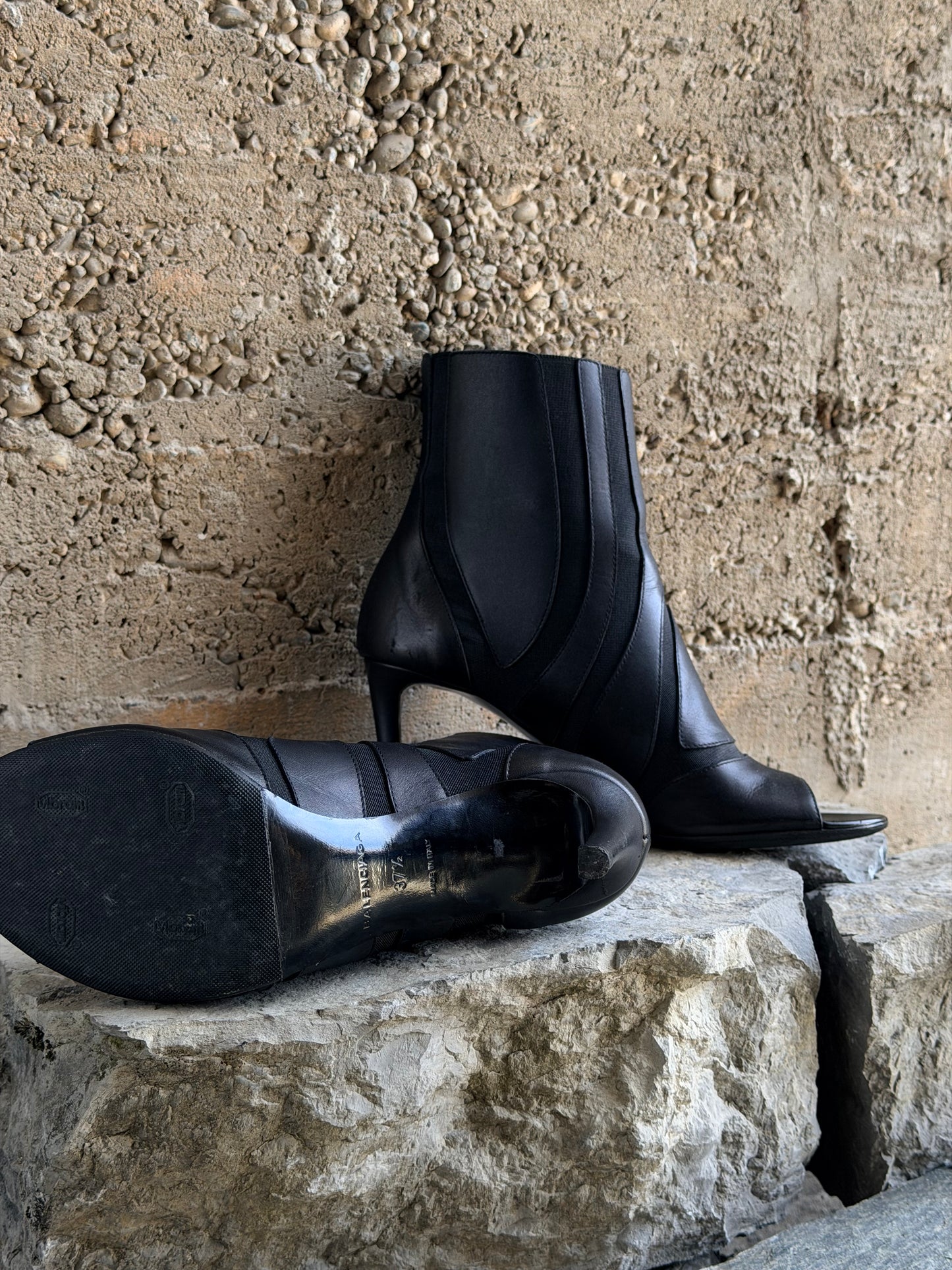 BALENCIAGA OPEN TOE HEELS
