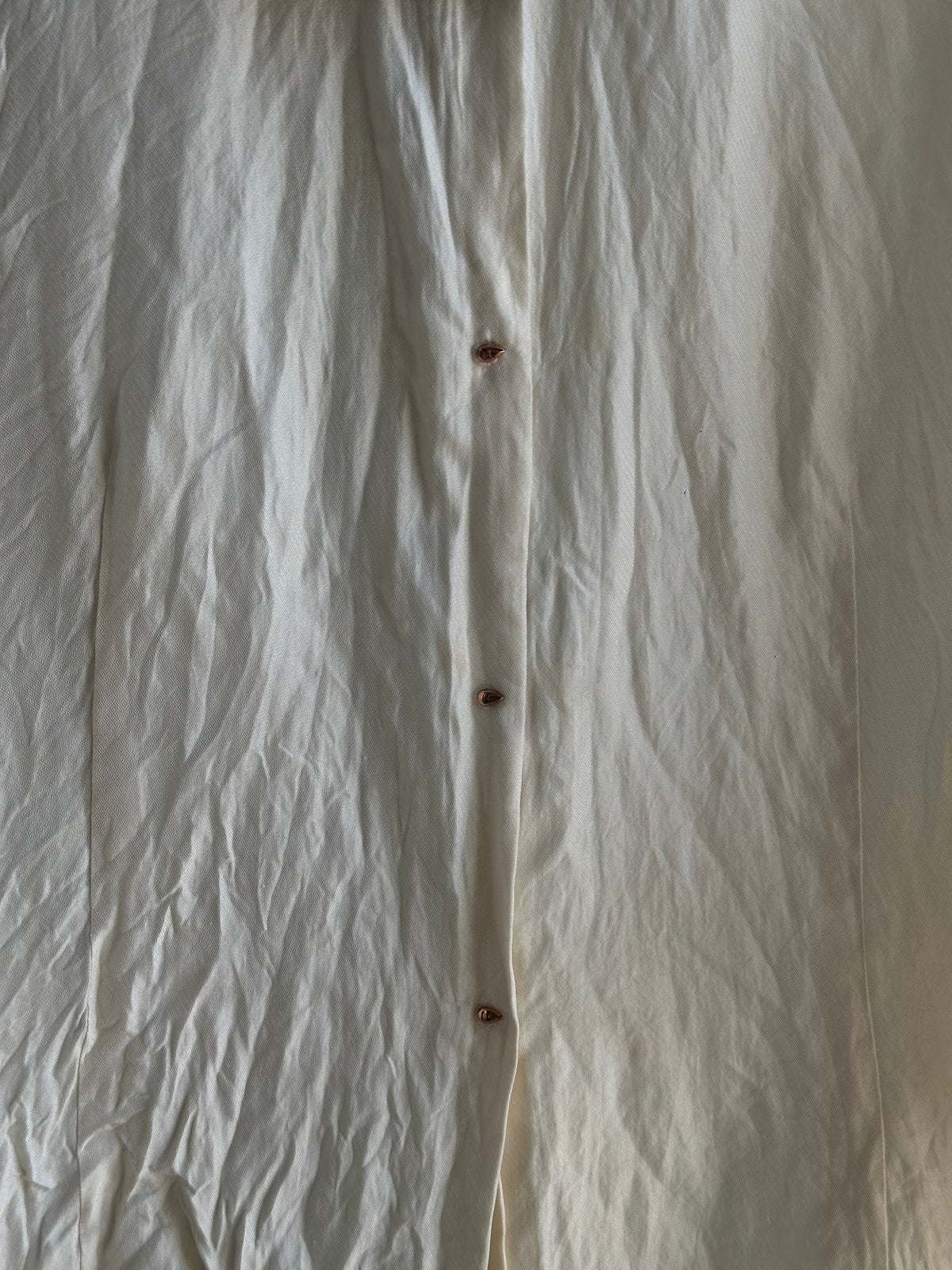 ROBERTO CAVALLI PLISSÈ CREAM SHIRT