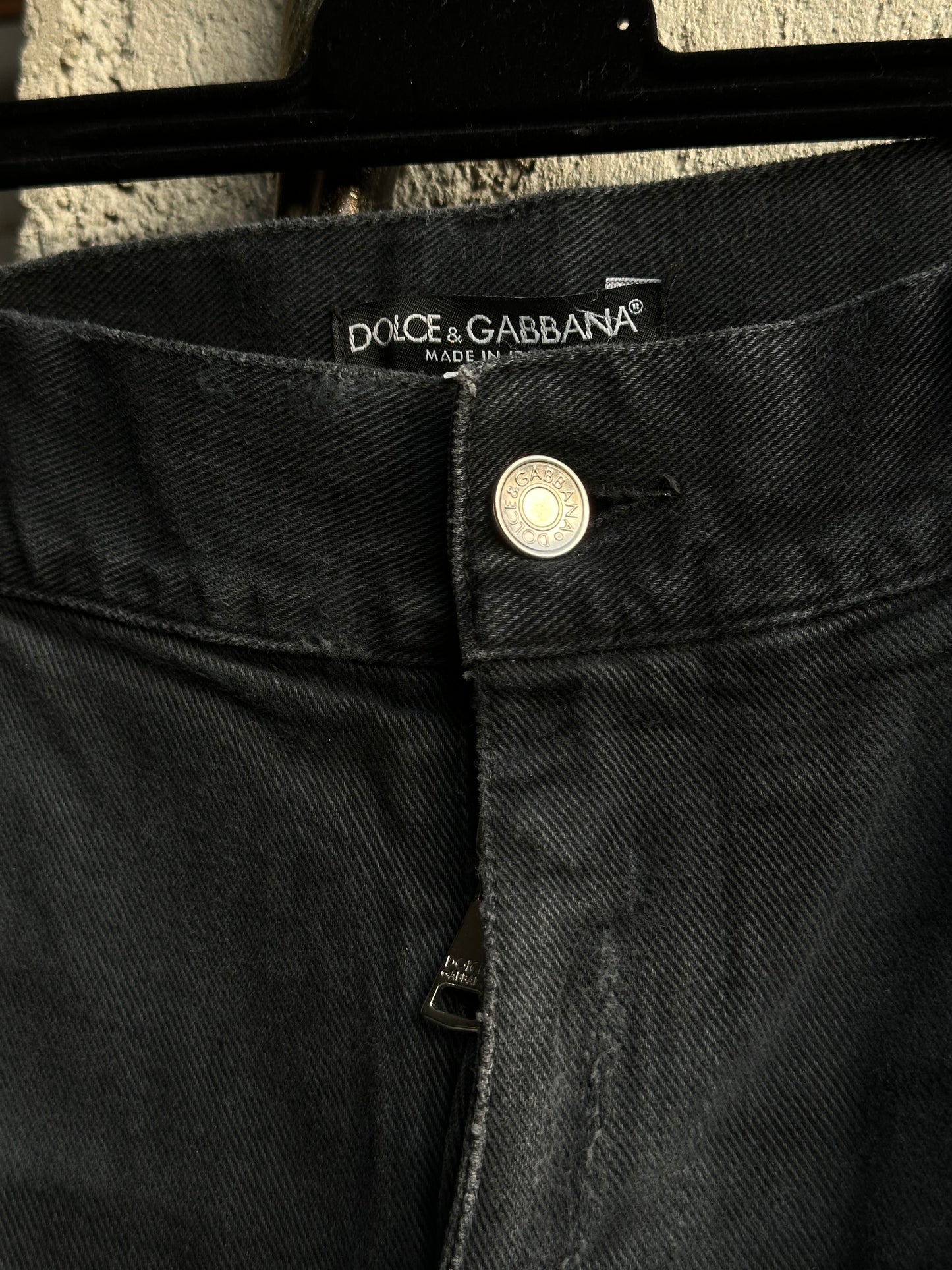 DOLCE & GABBANA BLACK FLARED JEANS