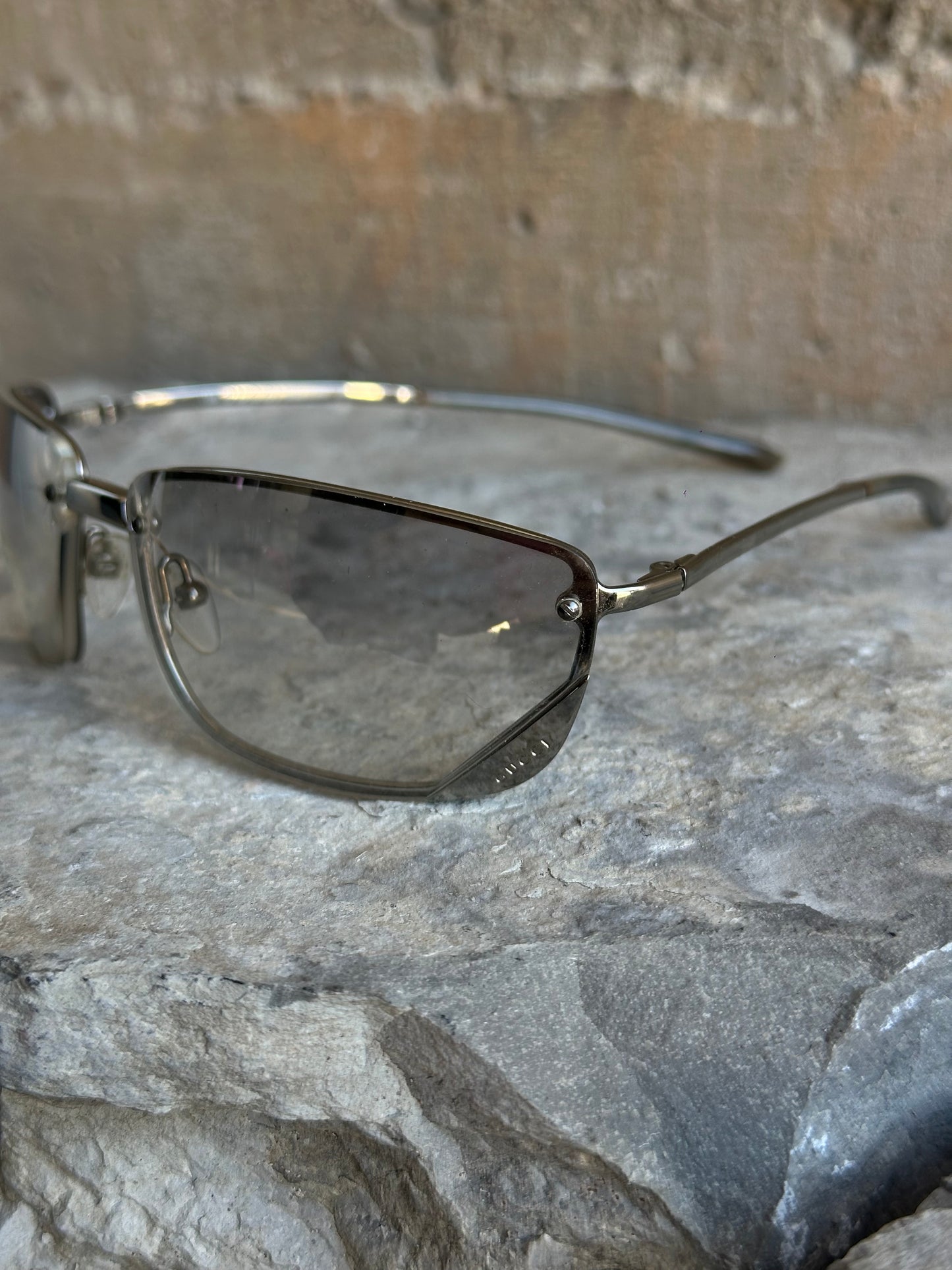 GUCCI TOM FORD ERA SILVER SUNGLASSES