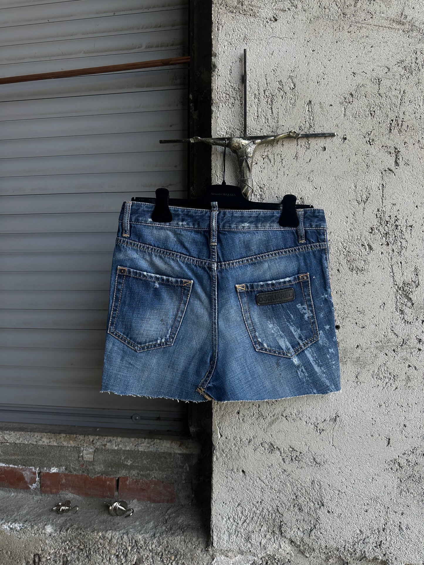 DSQUARED2 STARS DENIM SKIRT