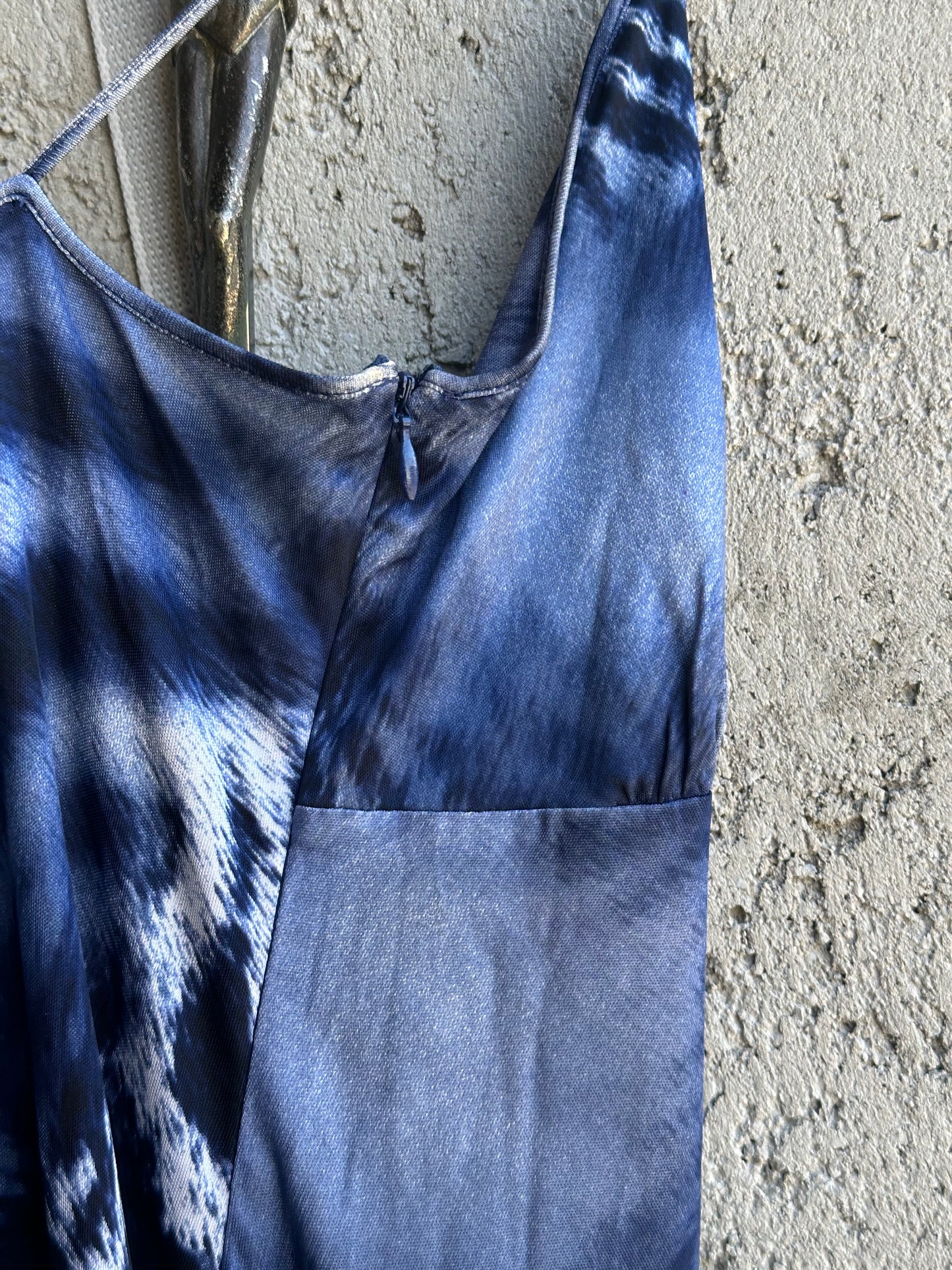 ROBERTO CAVALLI ZEBRA BLUE DRESS