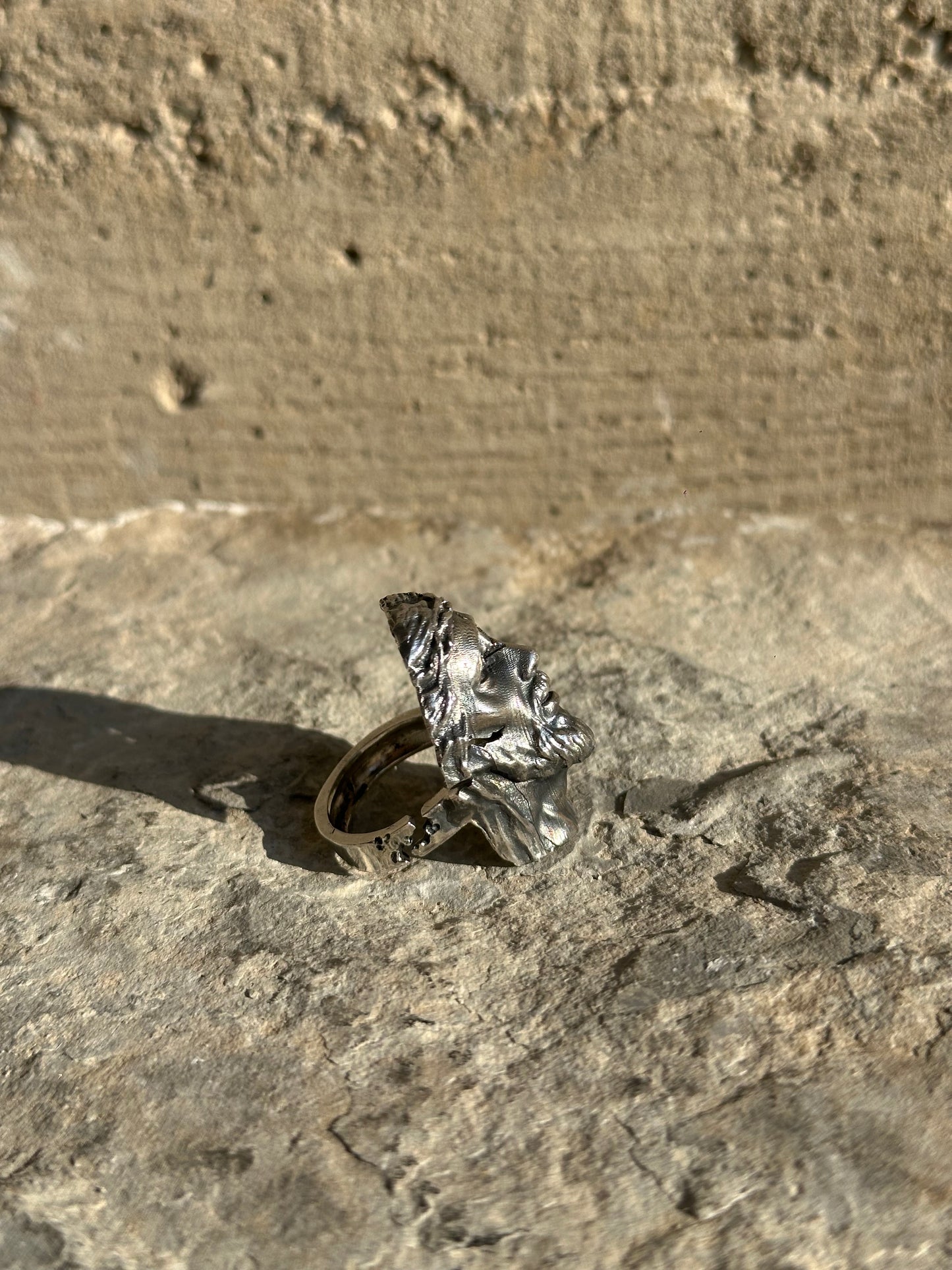 HAILV SACRED GRIEF SILVER RING