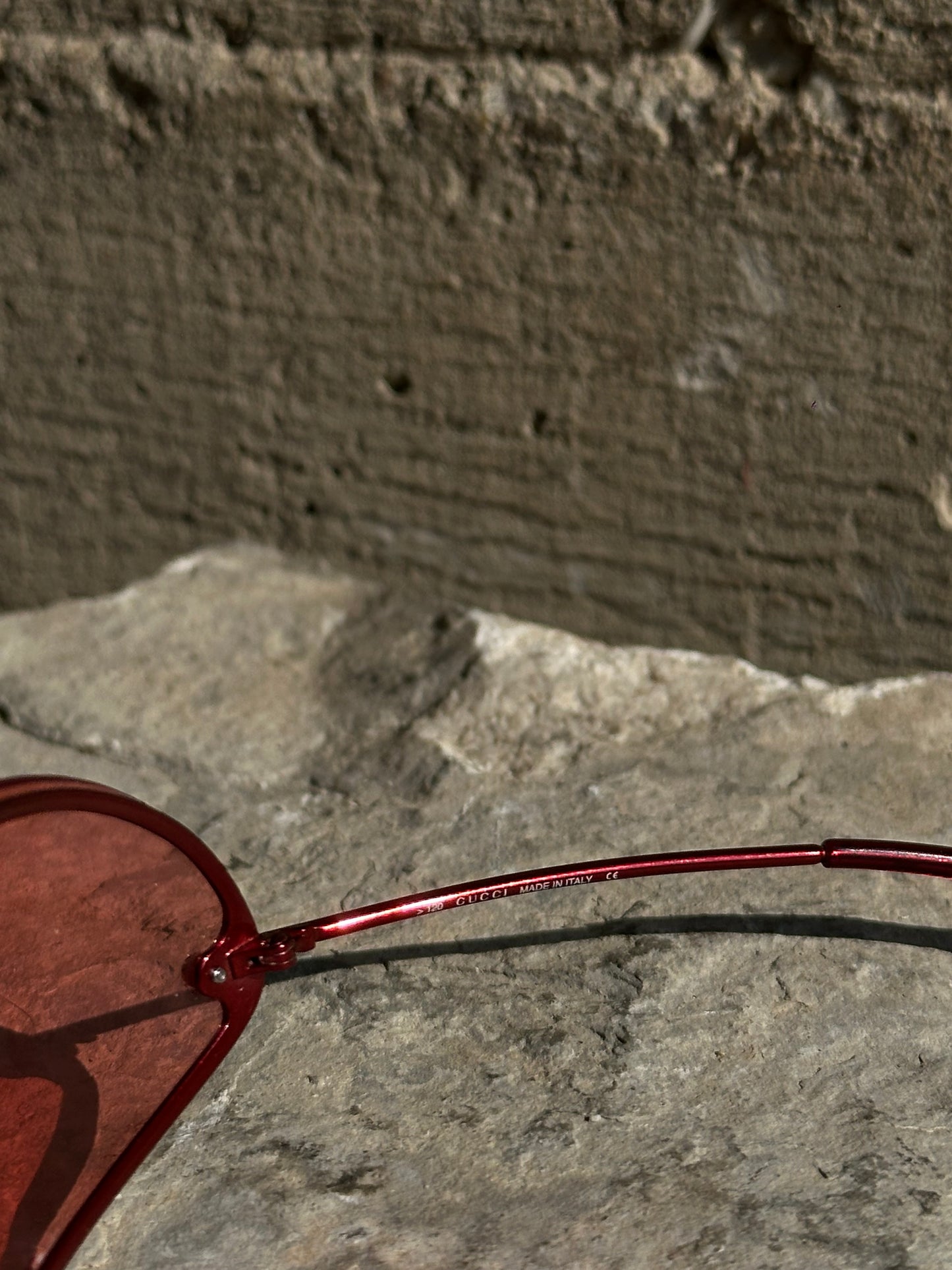 GUCCI GG 1658/S RED SUNGLASSES