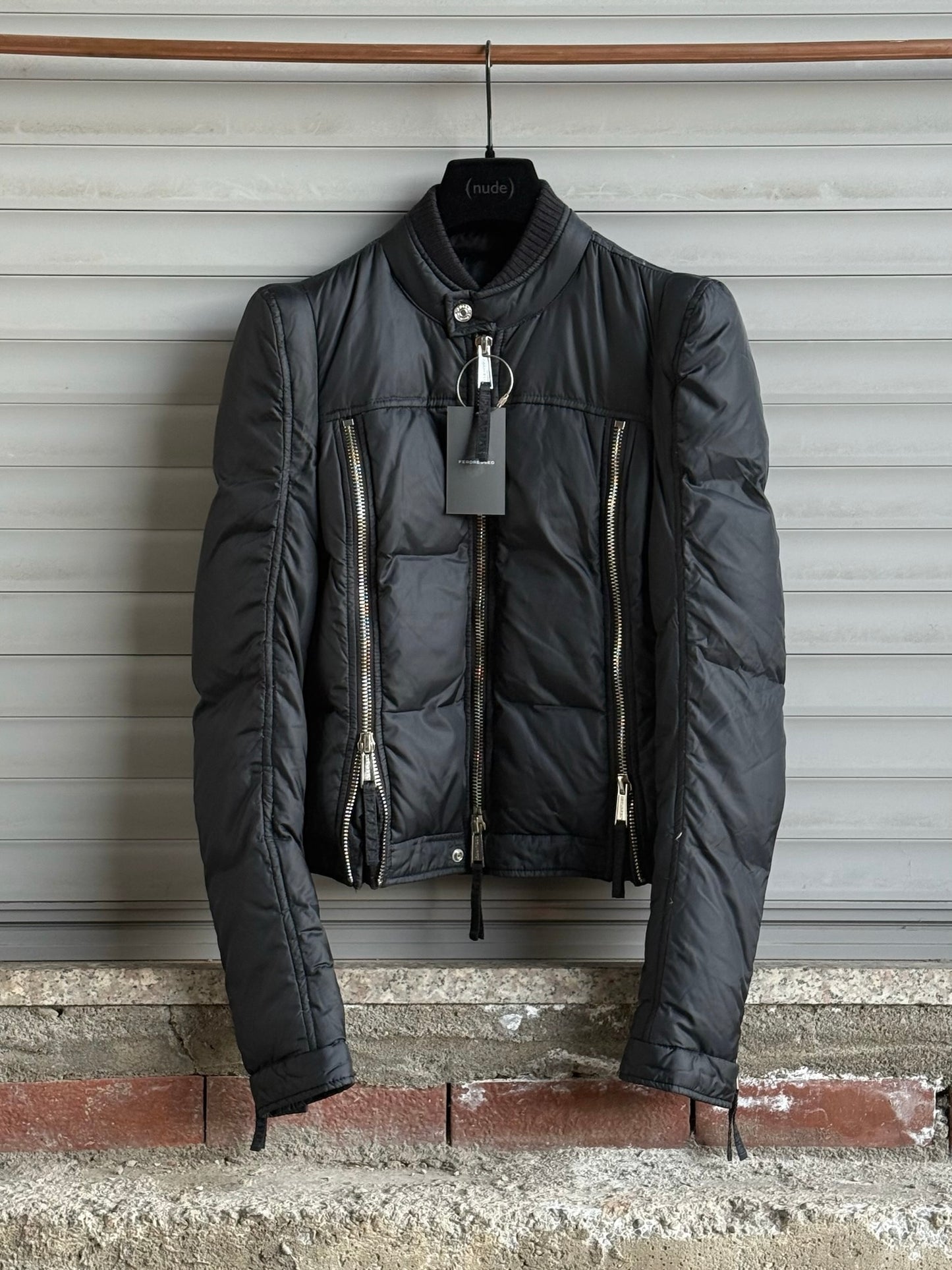 DSQUARED2 STRUCTURED ZIPPED BOMBER
