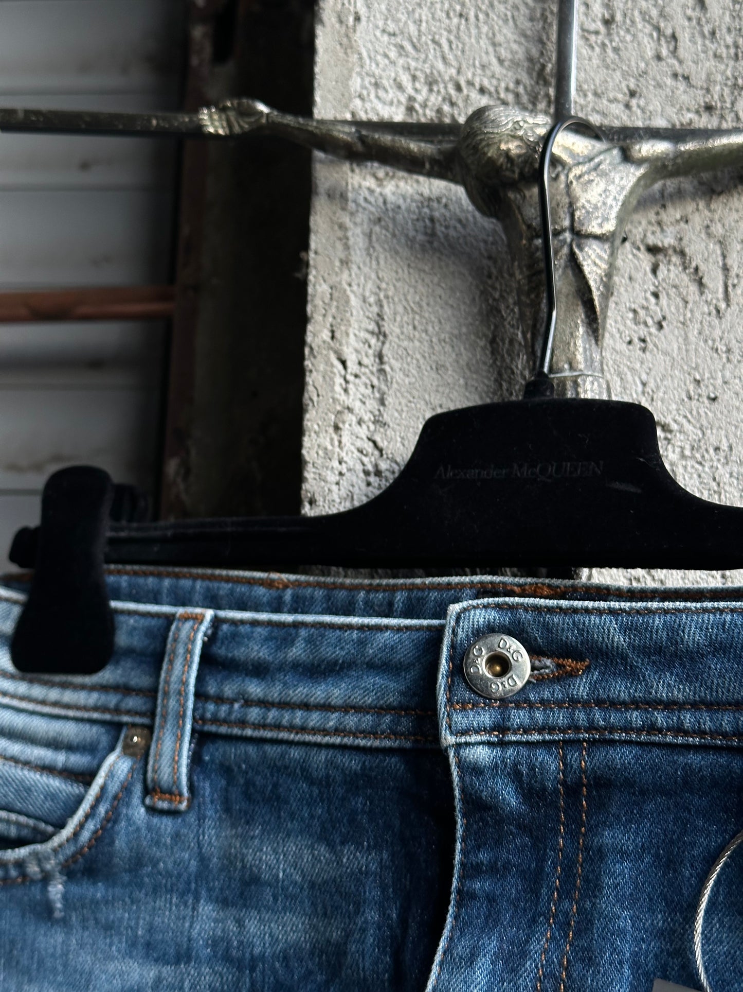 DOLCE & GABBANA DENIM MINI SKIRT