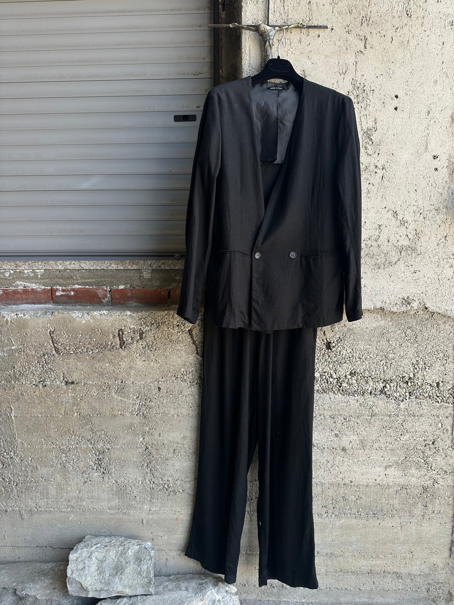 LINEN BLACK CO-ORD SET