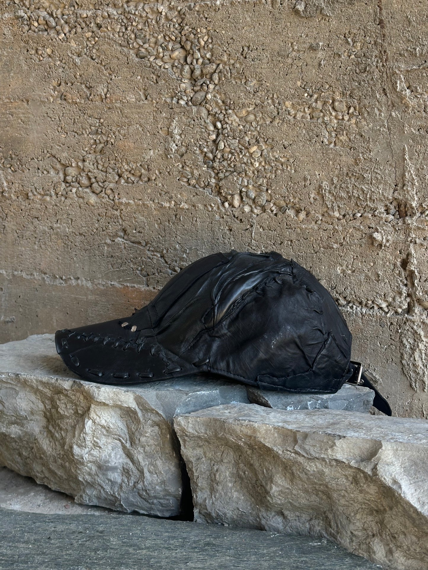 ALEKSANDER CECCO HANDMADE LEATHER HAT